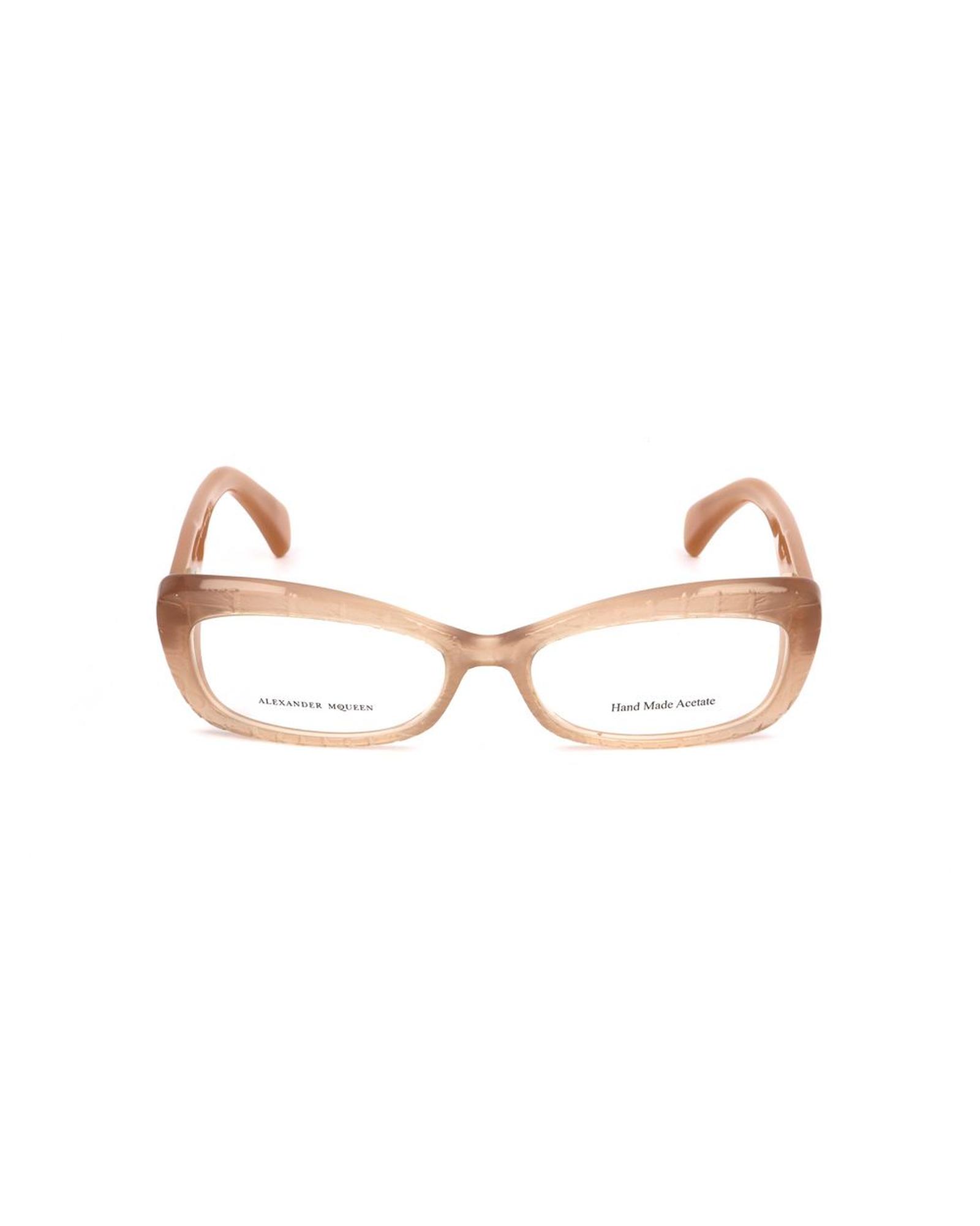 V539-AMAMQ4203K6ZAC-202506111554-00 Alexander McQueen Women's Bicolor Acetate Frames - One Size - Image 1