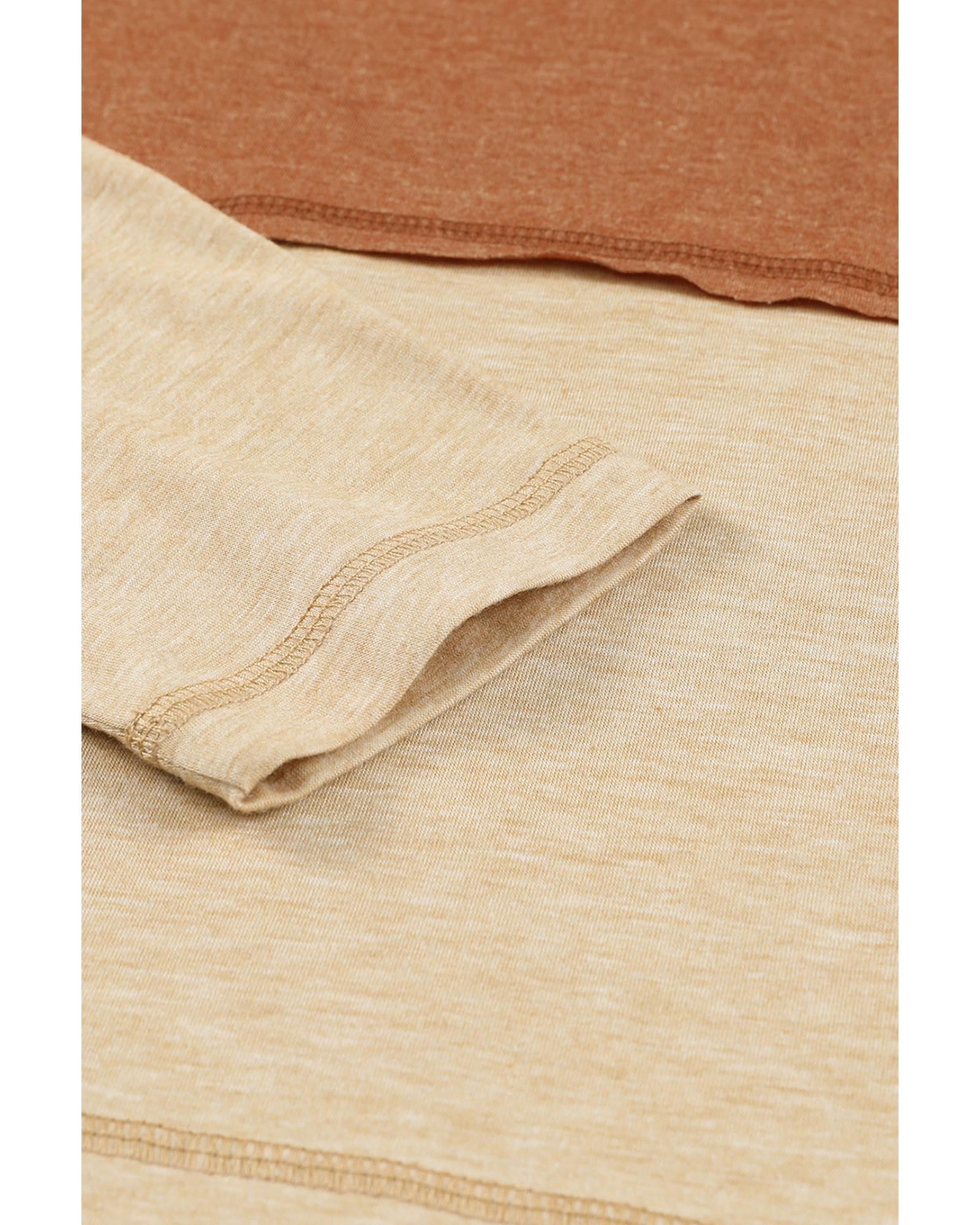 V539-AZEXDC25117808-14-XL-202508260045-00 Azura Exchange Color Block Henley Top - XL - Image 1