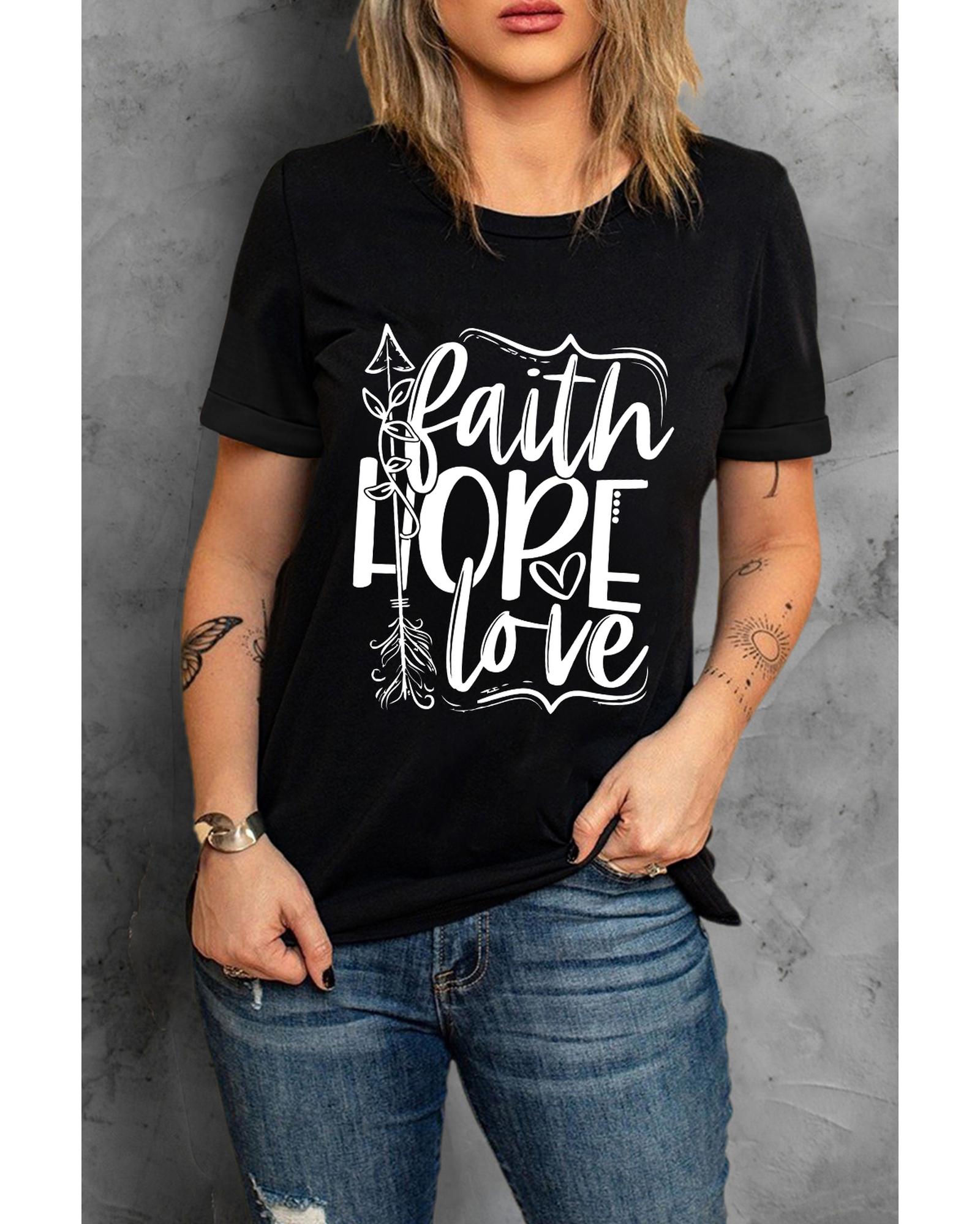 V539-AZEXDC25219612-2-L-202508261320-00 Azura Exchange Graphic Print Short Sleeve T-Shirt - L - Image 1