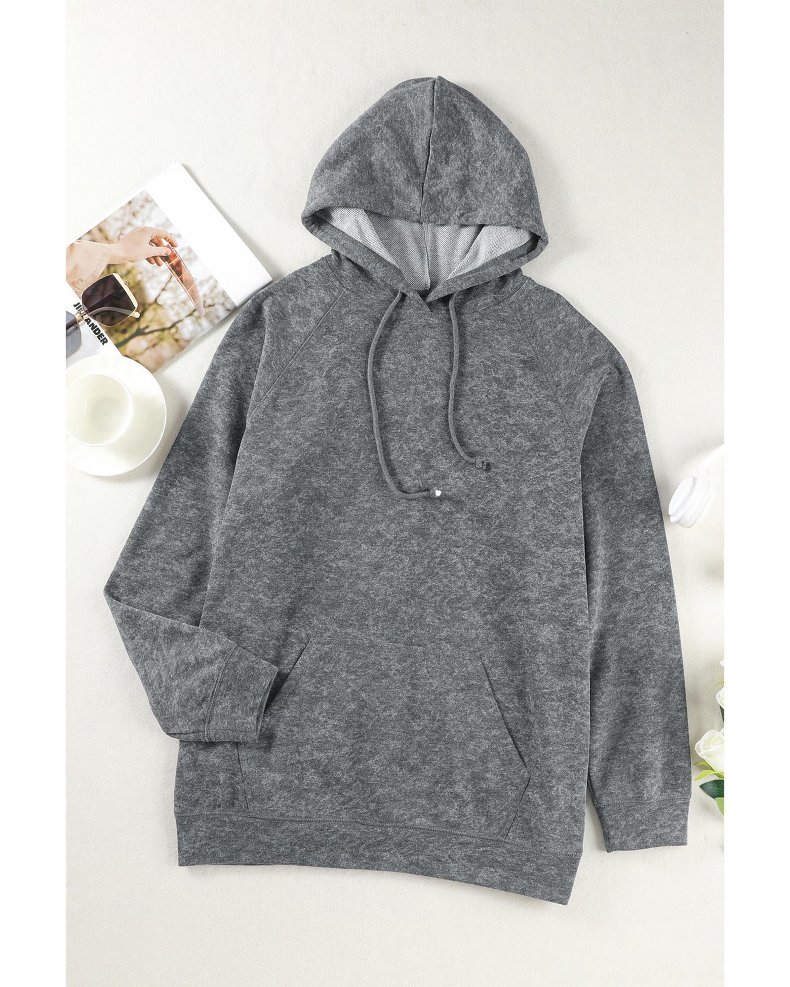 V539-AZEXDC25313890-11-M-202508312255-00 Azura Exchange Mineral Wash Kangaroo Pocket Hoodie - M - Image 1