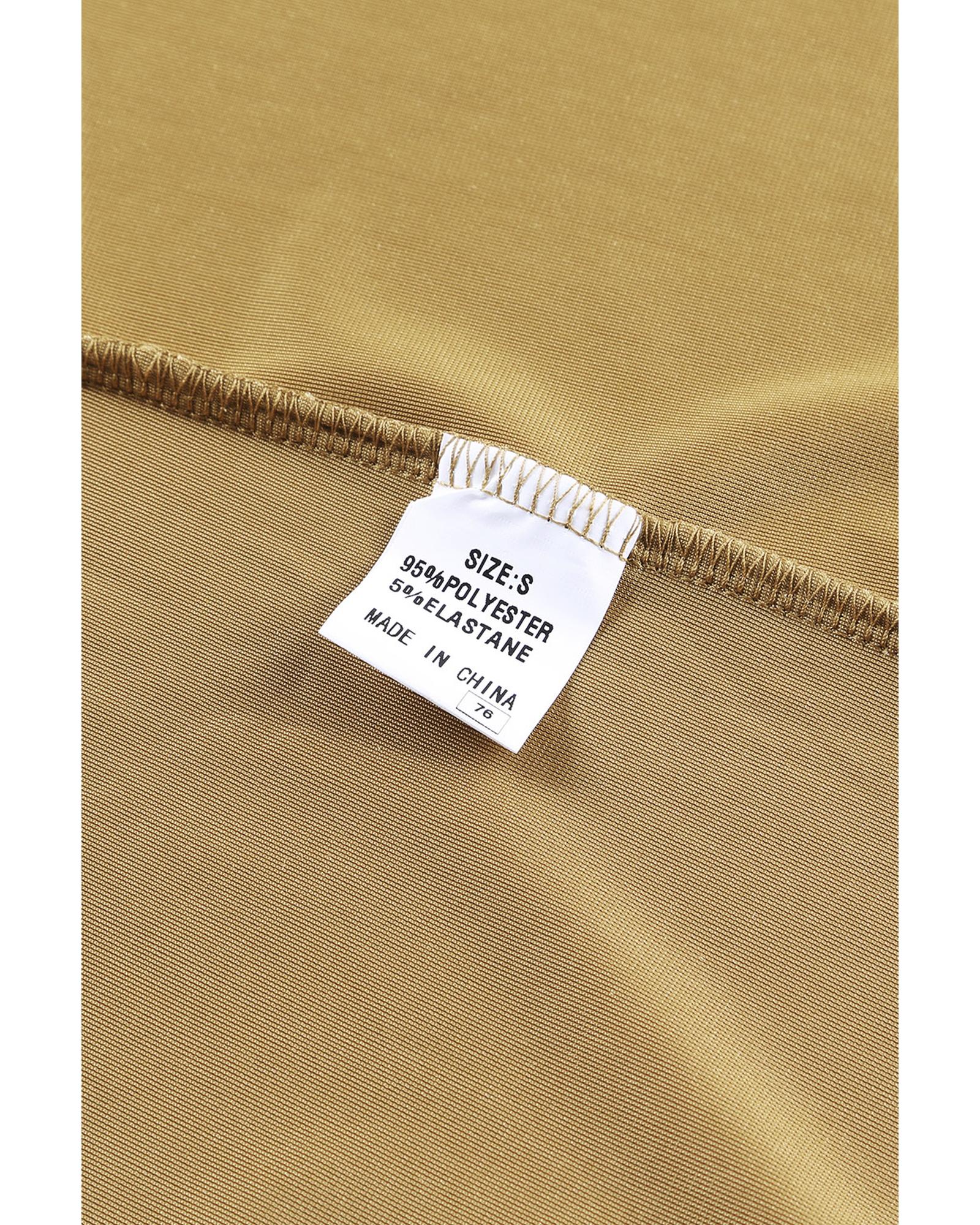 V539-AZEXDC2541539-7-XL-202508270900-00 Yellow Velvet Open Front Pocketed Long Duster - XL - Image 1