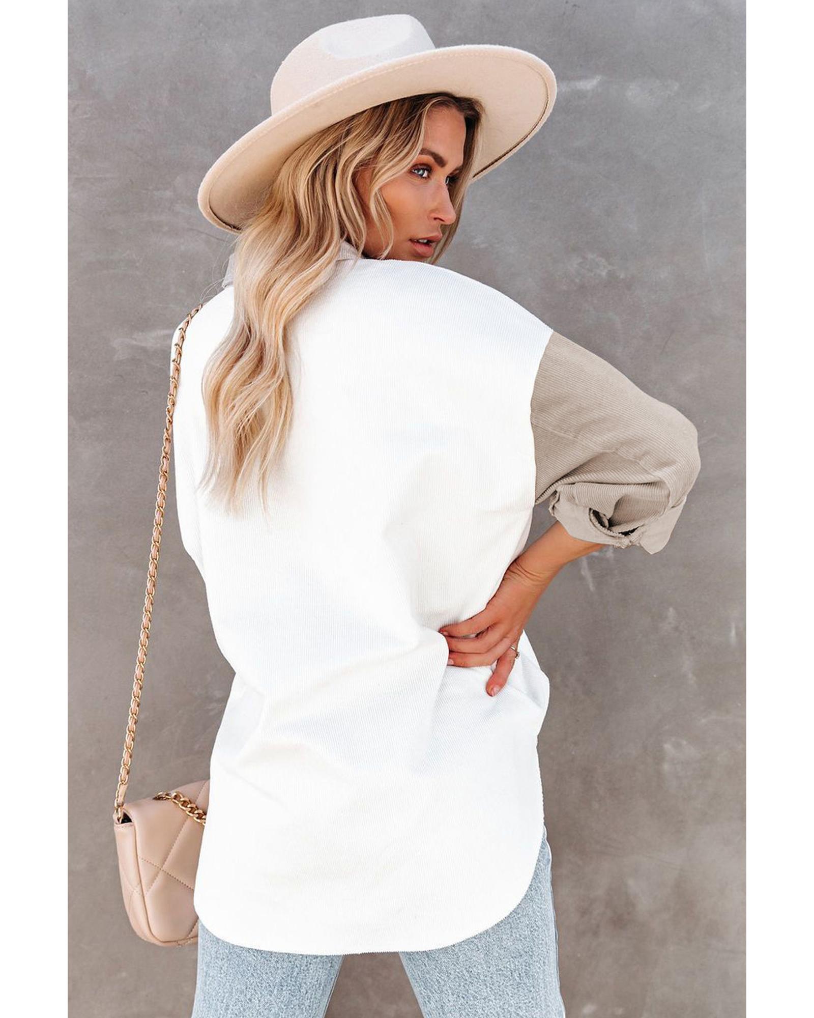 V539-AZEXDC2551387-1-S-202508252035-00 Azura Exchange Button Shirt with Pocket - S - Image 1