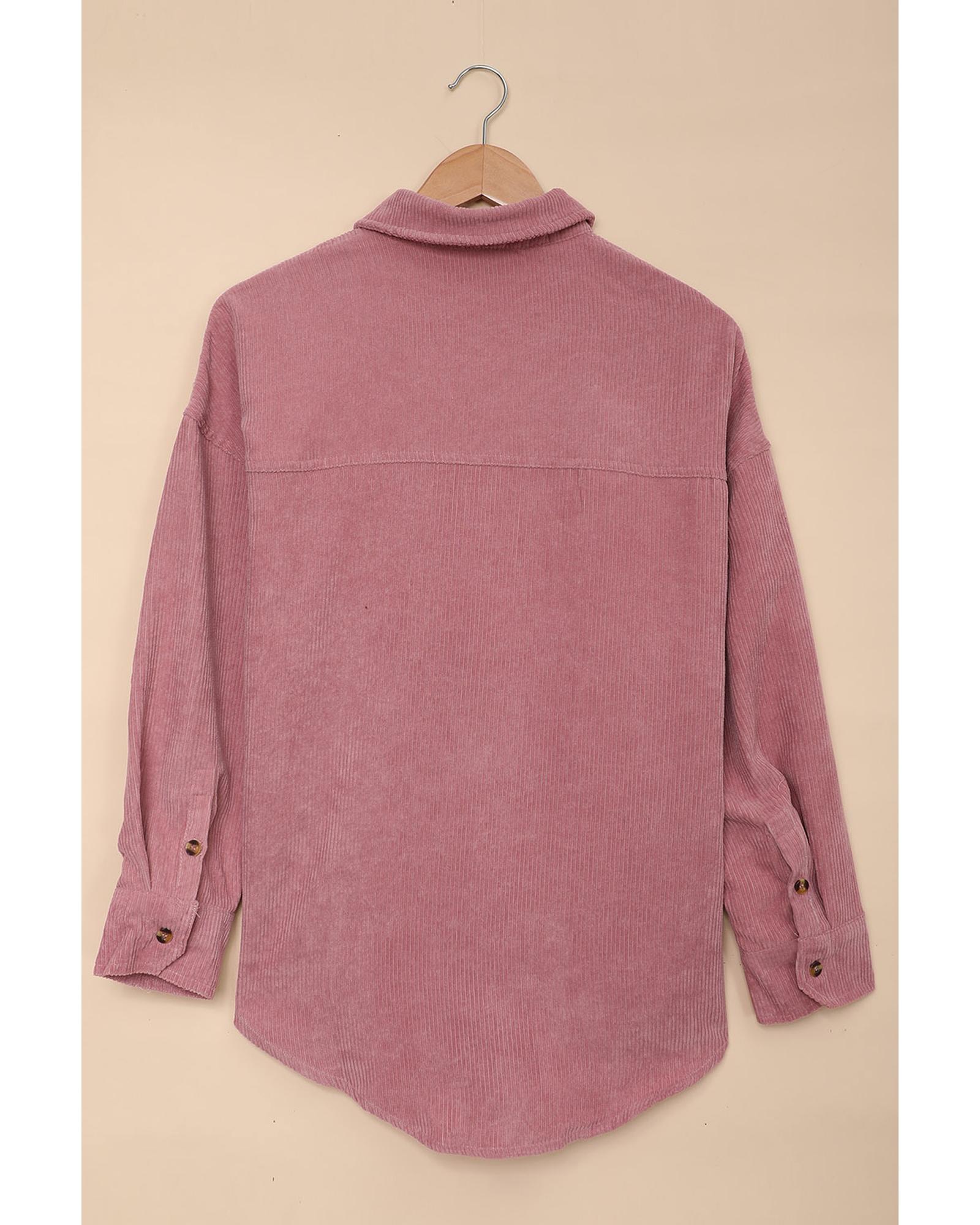 V539-AZEXDC255320-10-XL-202508260945-00 Azura Exchange Button Pocket Corduroy Shirt - XL - Image 1