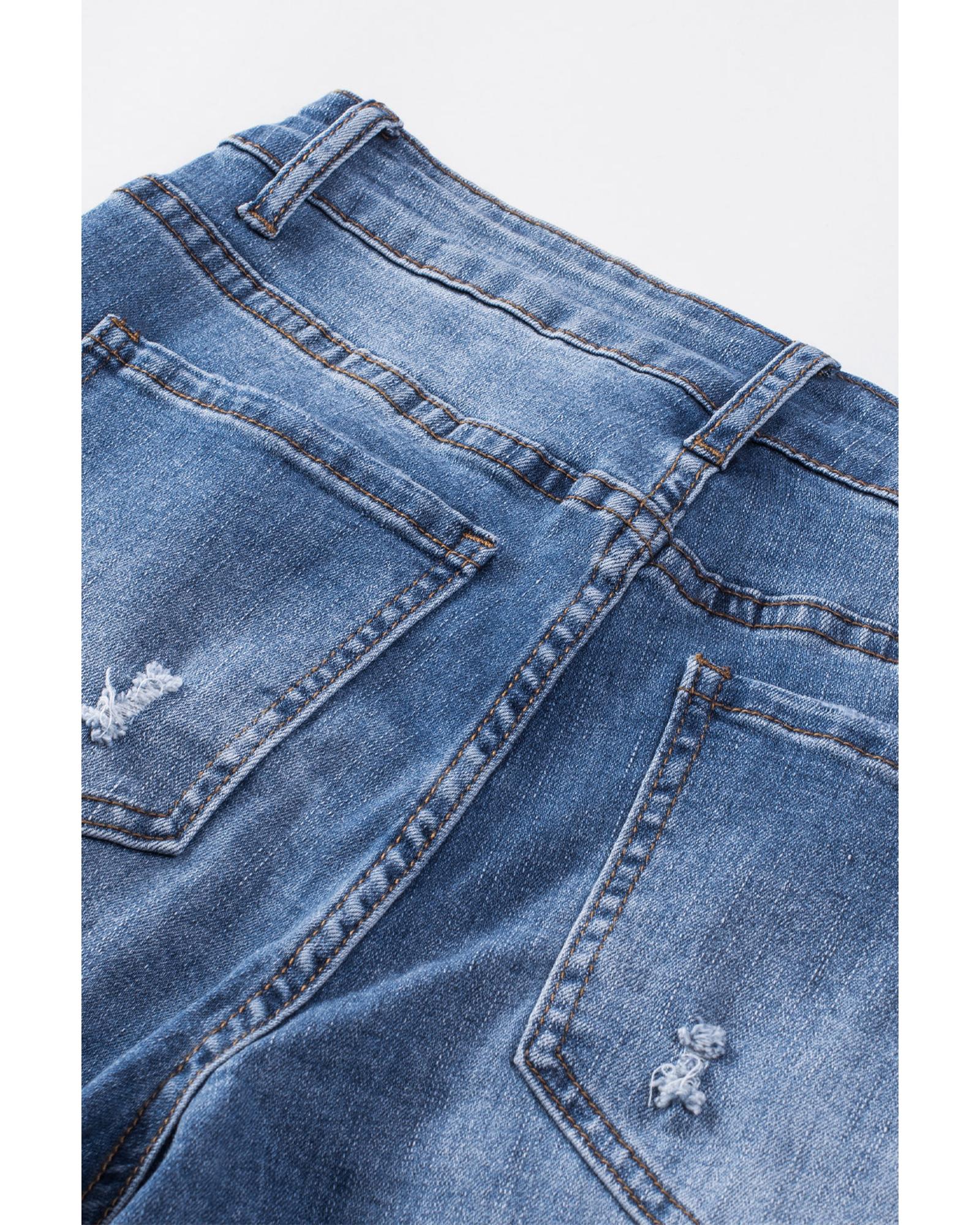 V539-AZEXDC787845-4-S-202508261906-00 Azura Exchange American Flag Graphic Jeans - S - Image 1