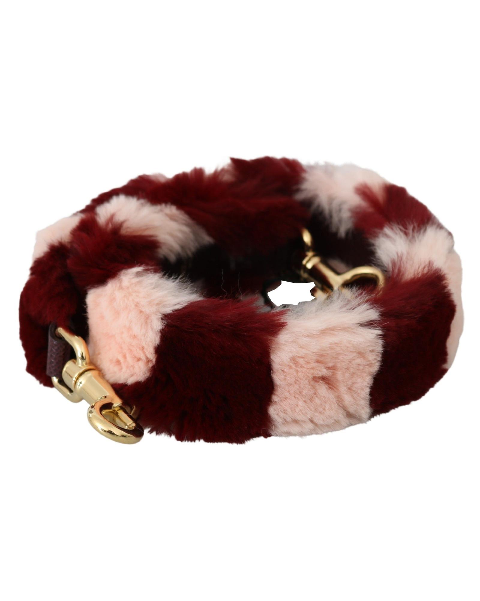 V539-BEL60718-202509010100-00 Authentic Dolce & Gabbana Lapin Fur Shoulder Strap Accessory One Size Women - Image 1