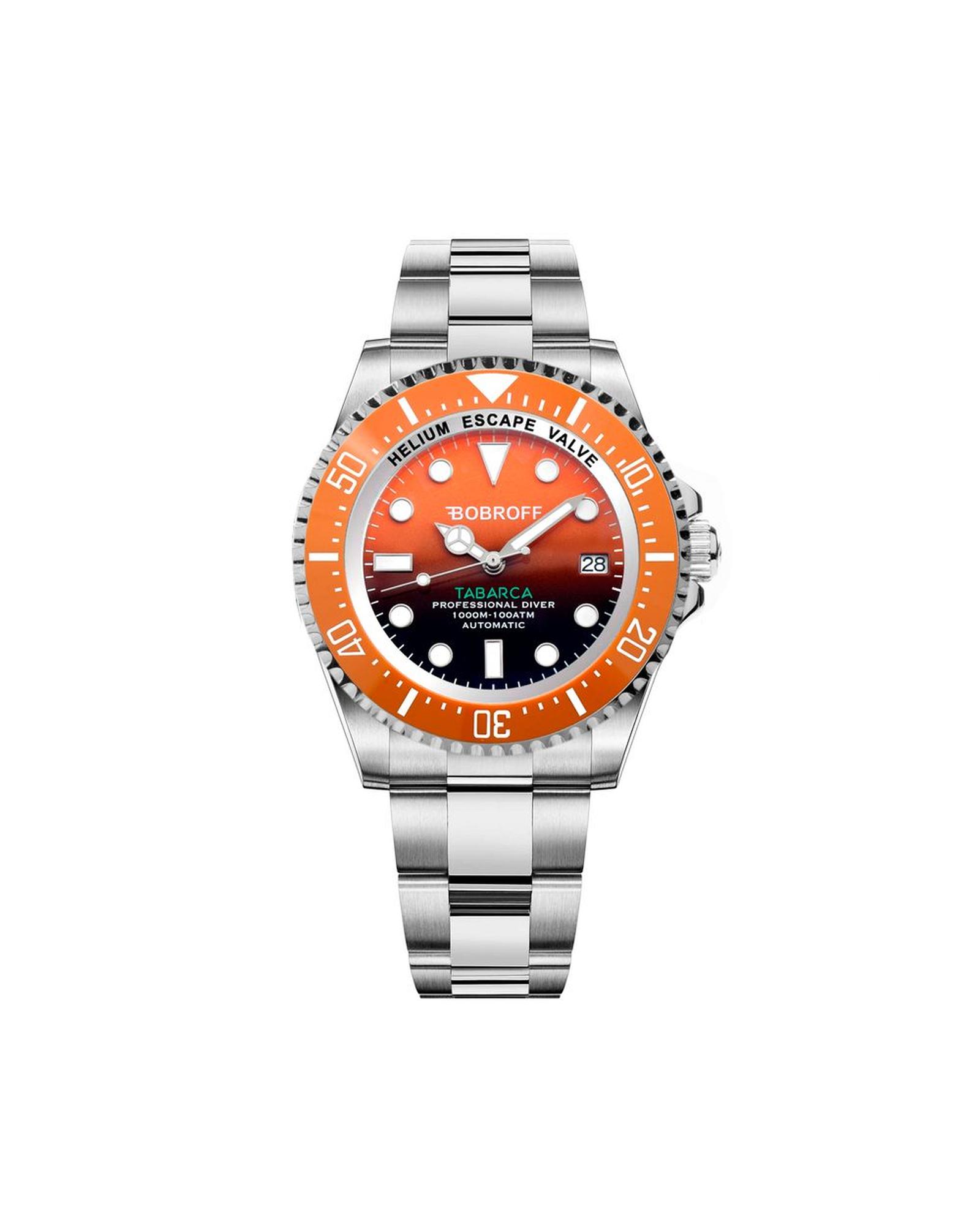 V539-BOBF0004BNAC-202506160026-00 Bobroff Men's Silver Stainless Steel Watch - One Size - Image 1