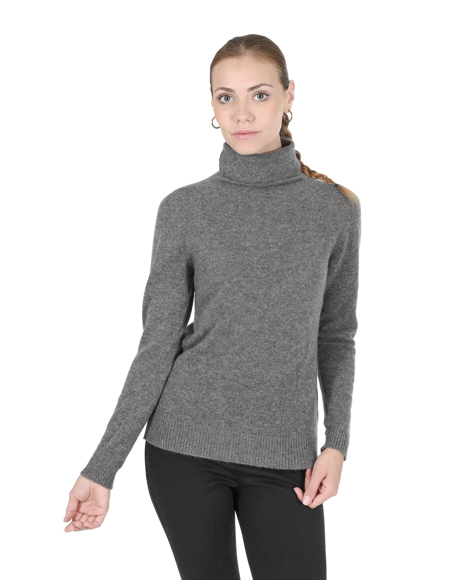 V539-BTB108205-202508311615-00 Cashmere Womens Turtleneck Sweater - 42 EU - Image 1
