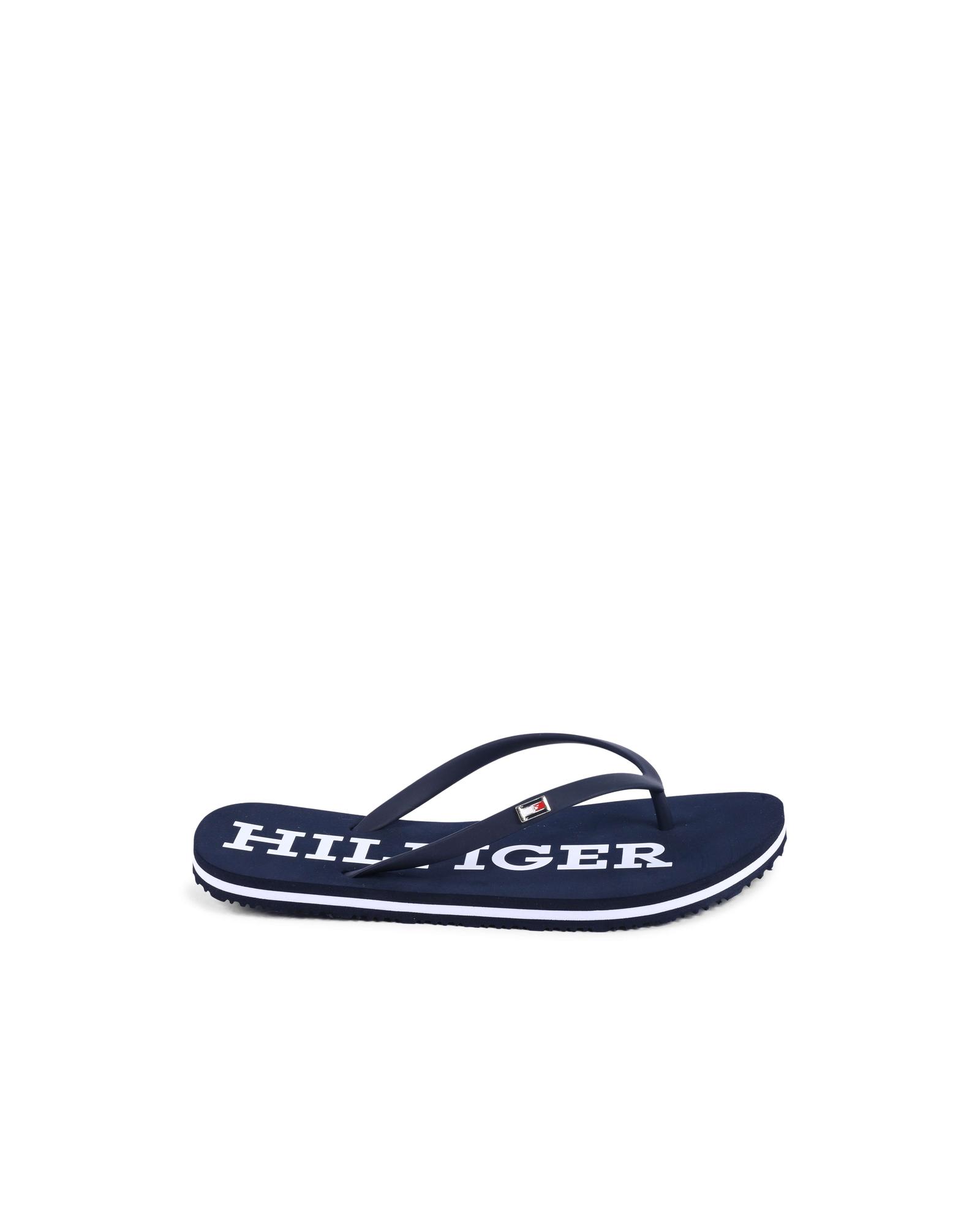 V539-BTB113972-202506160007-00 Hilfiger Logo Flip Flops Summer Sandals - 38 IT - Image 1