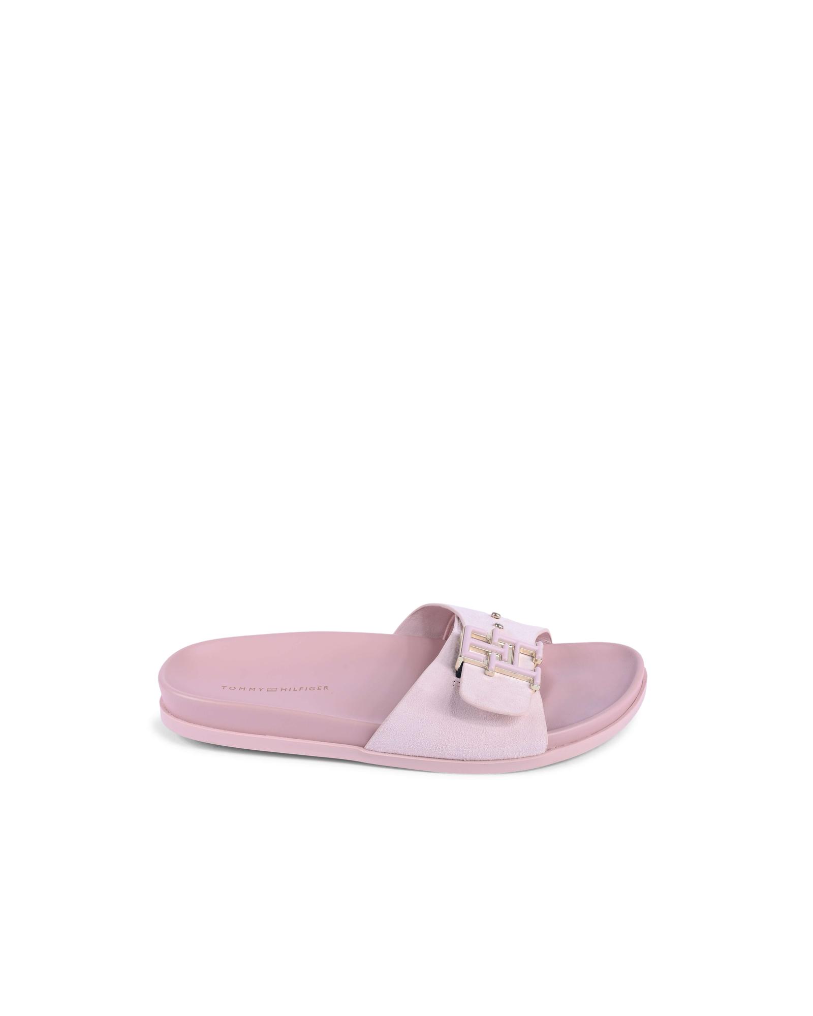 V539-BTB114029-202506160330-00 Suede Buckle Slides - 40 IT - Image 1