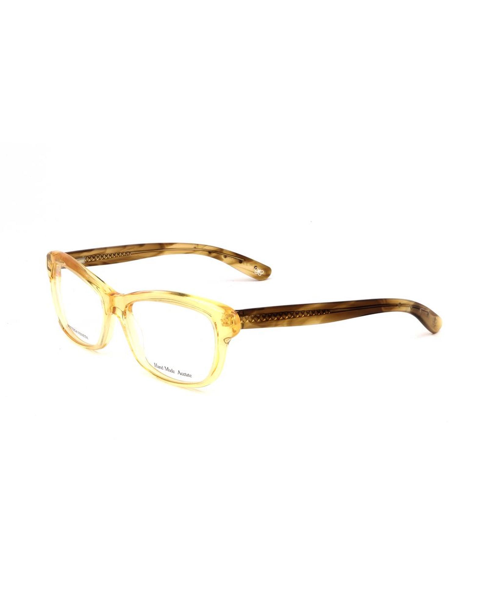 V539-BVBV205446AC-202506160542-00 Bottega Veneta Women's Orange Acetate Frames - One Size - Image 1