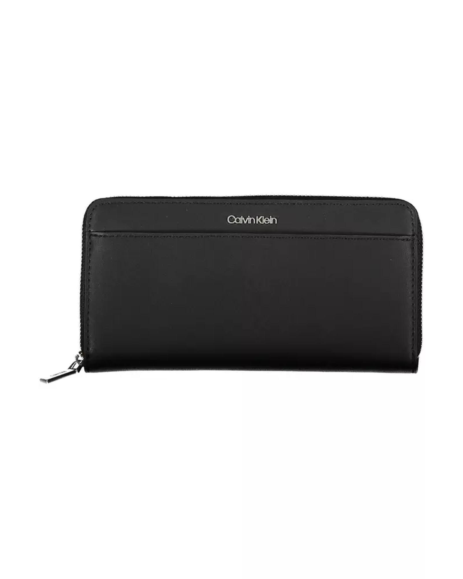 V539-CA-22431-202506160412-00 Calvin Klein Women's Black Polyethylene Wallet - One Size - Image 1