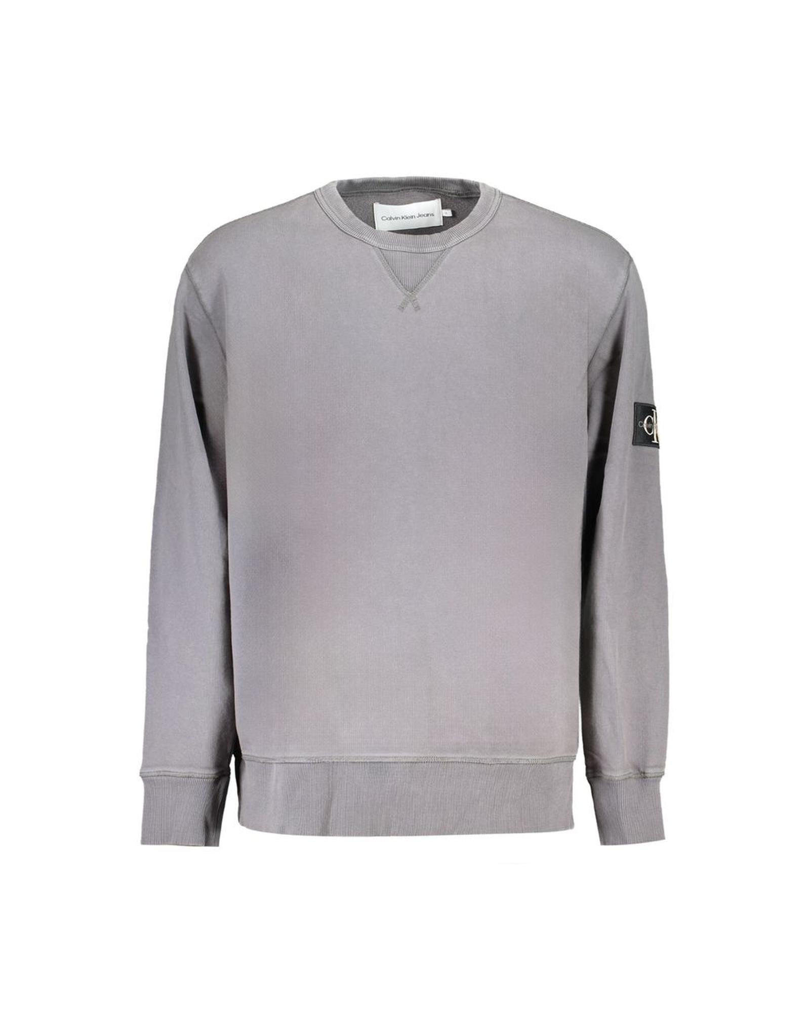 V539-CA-30527-XL-202506161116-00 Calvin Klein Men's Gray Cotton Sweater - XL - Image 1