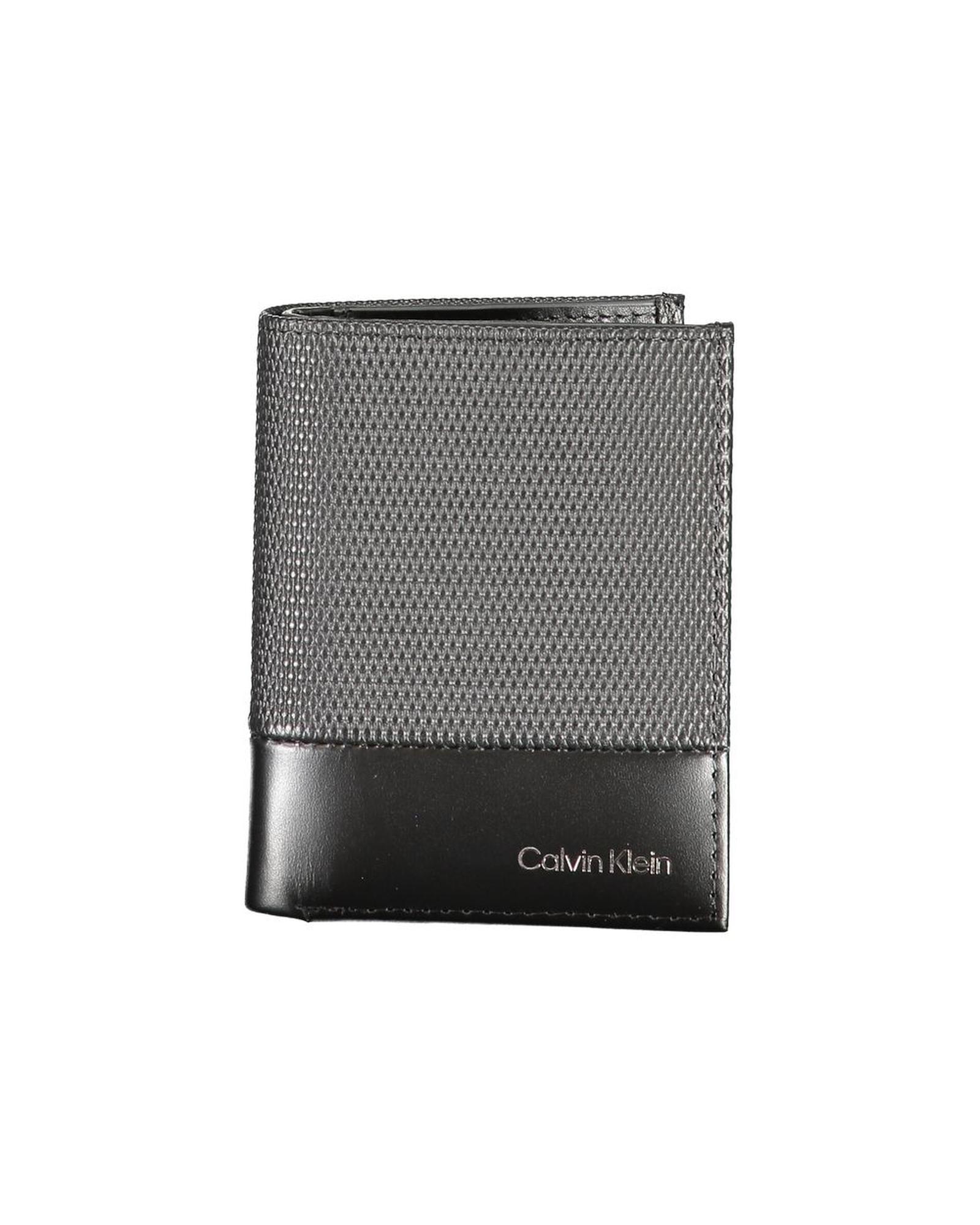 V539-CA-30950-202506161130-00 Calvin Klein Men's Black Leather Wallet - One Size - Image 1