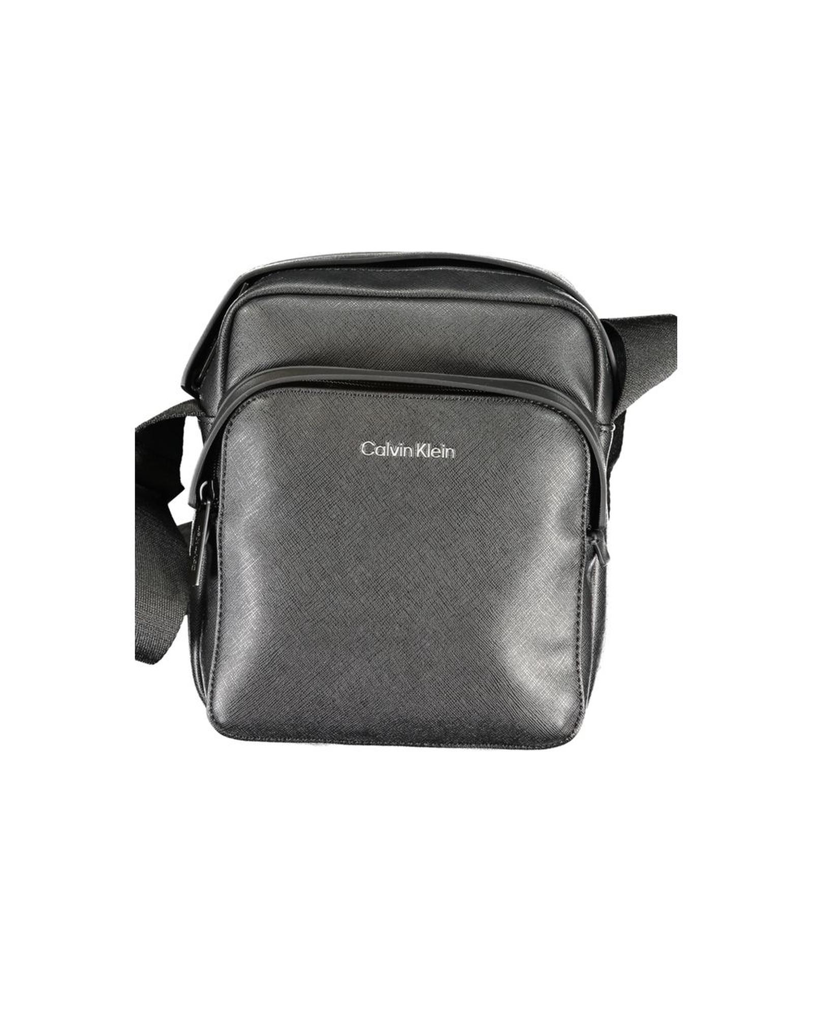 V539-CA-30955-202506161130-00 Calvin Klein Men's Black Polyester Shoulder Bag - One Size - Image 1