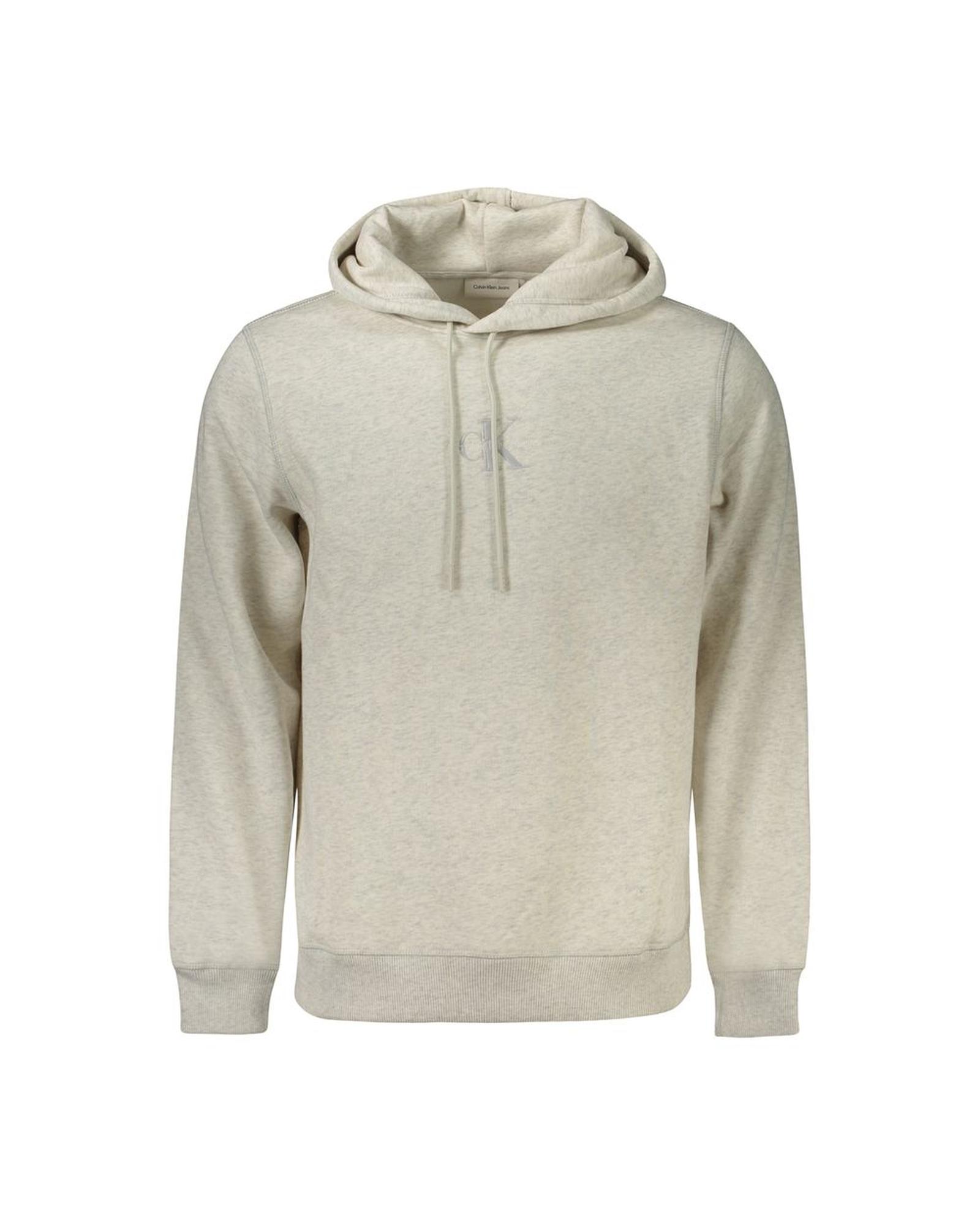 V539-CA-32970-L-202506161110-00 Calvin Klein Men's Gray Cotton Sweater - L - Image 1