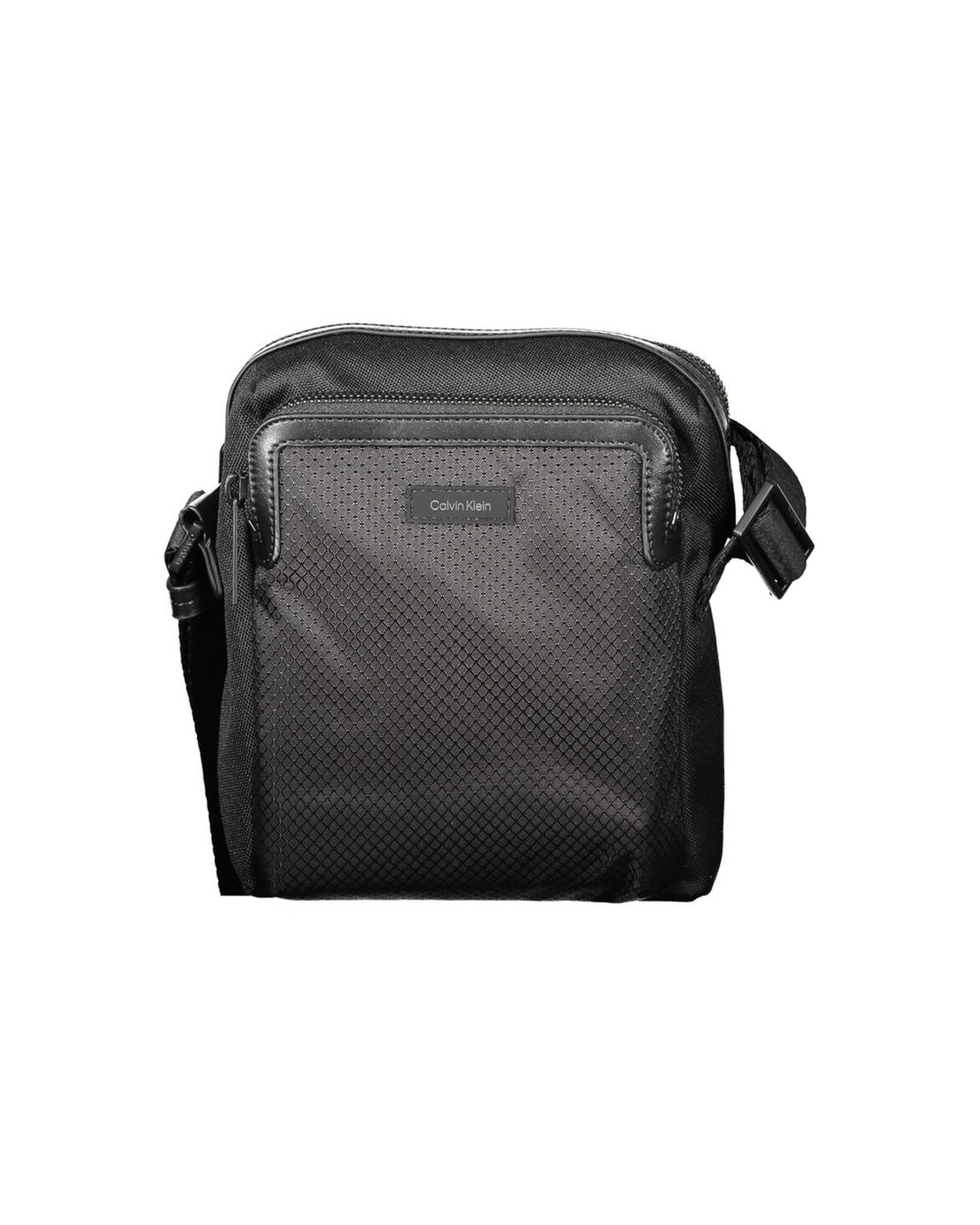 V539-CA-33642-202506161141-00 Calvin Klein Men's Black Polyester Shoulder Bag - One Size - Image 1