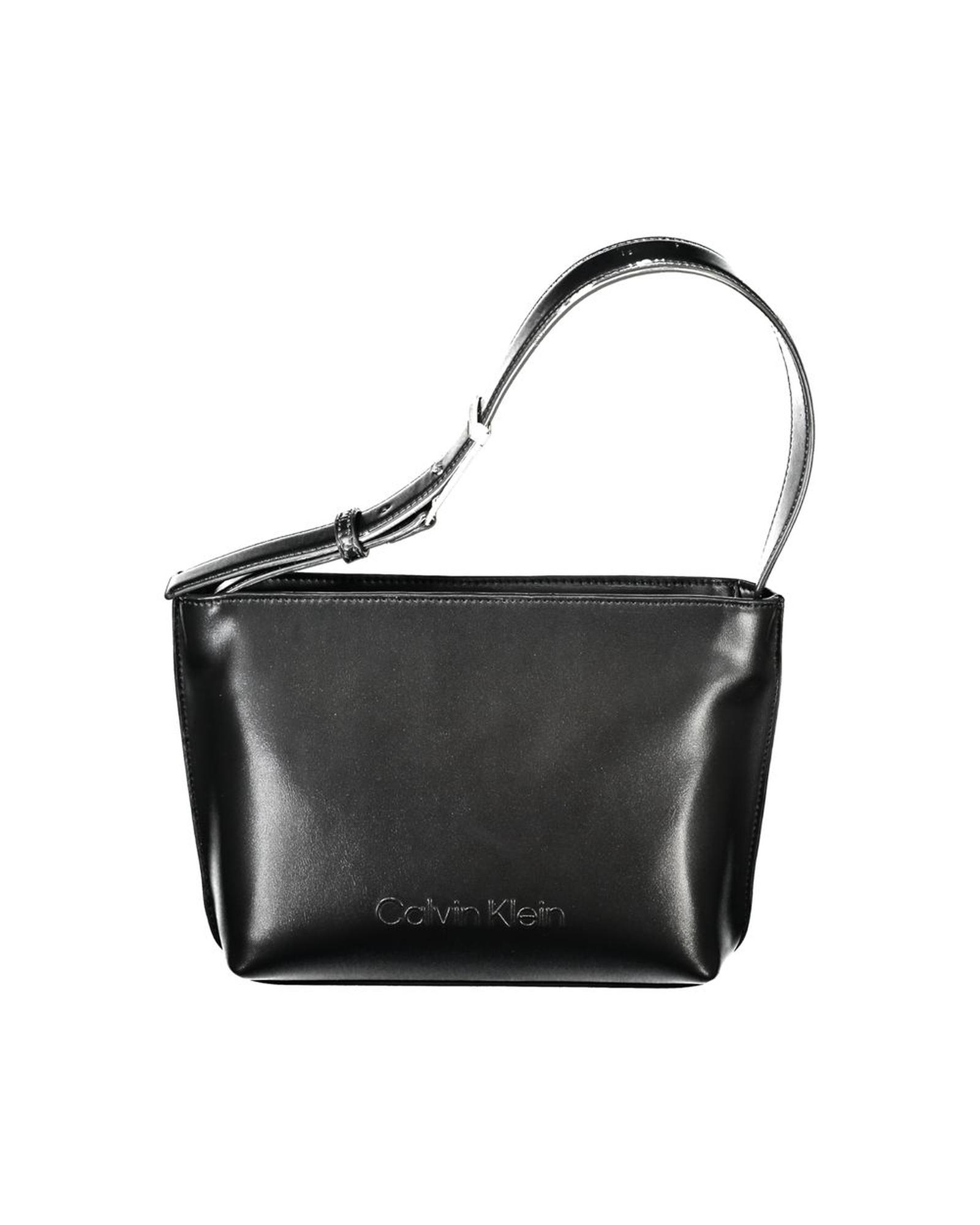 V539-CA-33649-202506161141-00 Calvin Klein Women's Black Polyester Handbag - One Size - Image 1
