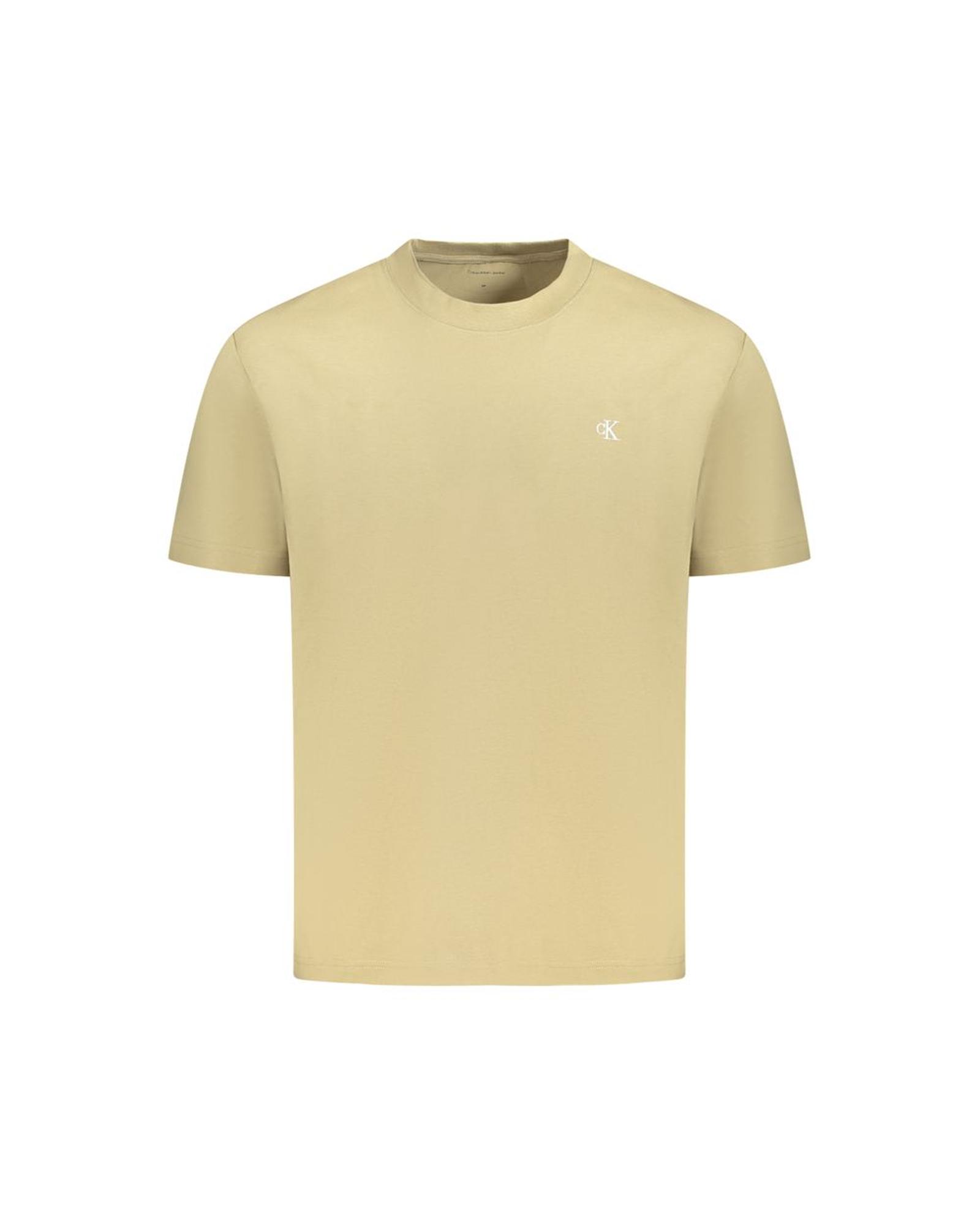 V539-CA-35636-XL-202506161431-00 Calvin Klein Men's Green Cotton T-Shirt - XL - Image 1