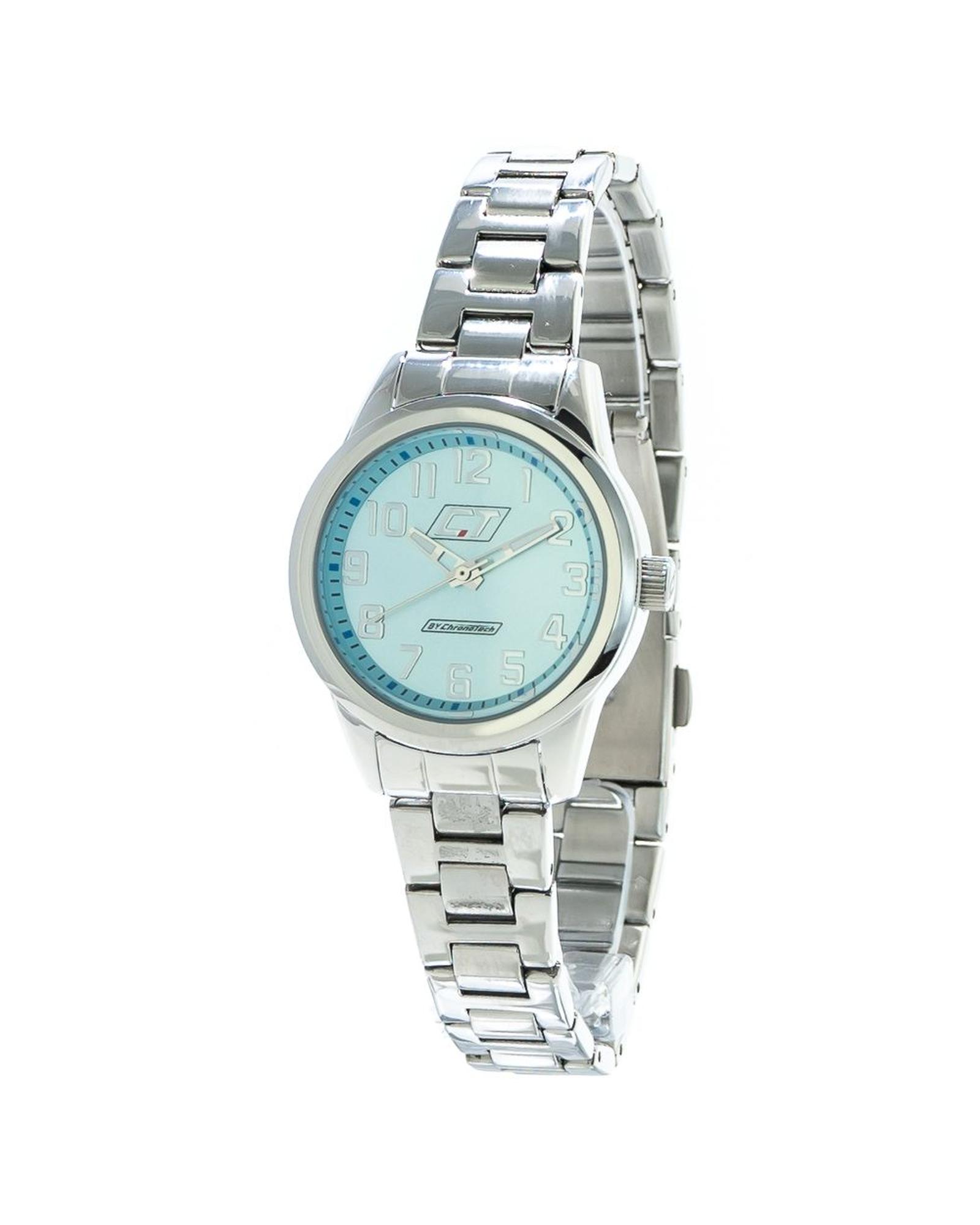 V539-CHCC7041L01MAC-202506161742-00 Chronotech Women's Silver Steel Watch - One Size - Image 1