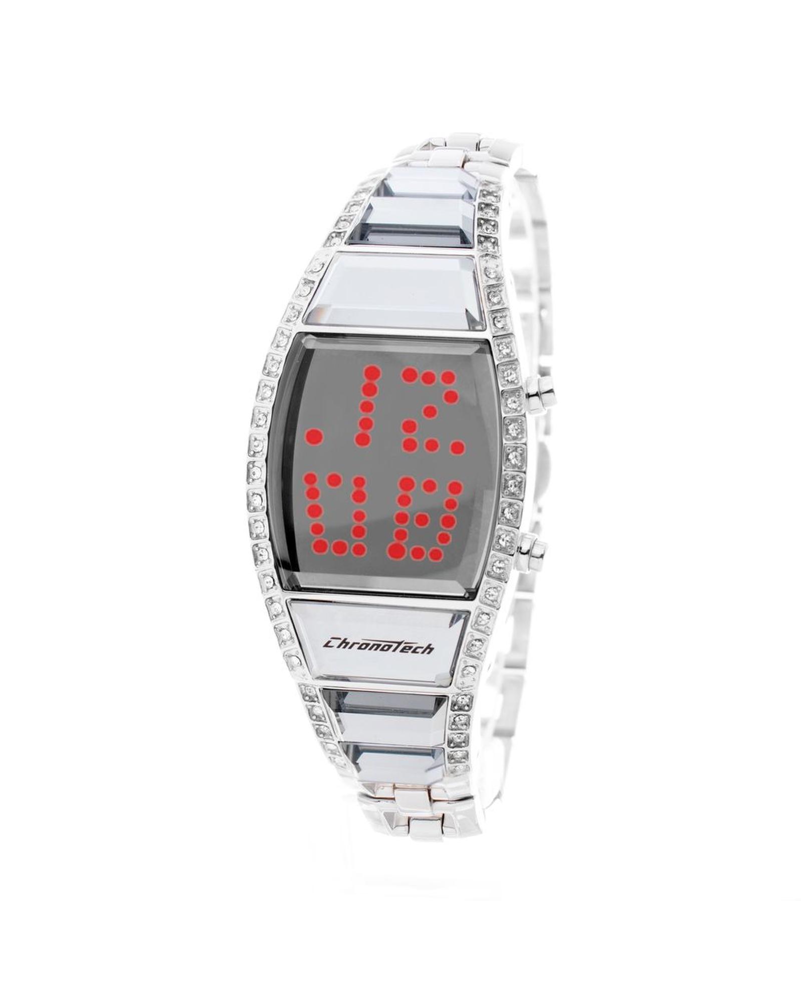 V539-CHCT7122LS08MAC-202506161646-00 Chronotech Women's Silver Steel Watch - One Size - Image 1