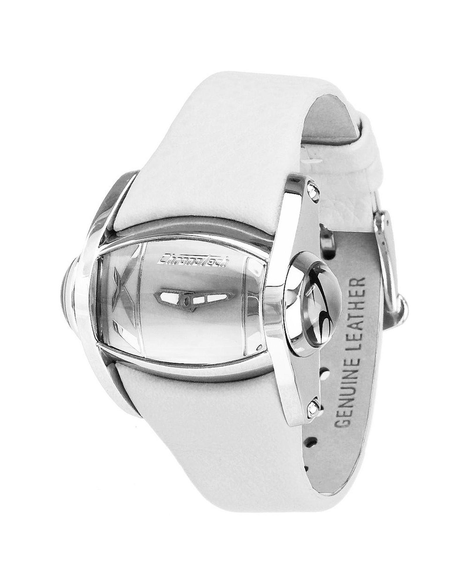 V539-CHCT7681M09AC-202506161741-00 Chronotech Women's White Leather Watch - One Size - Image 1