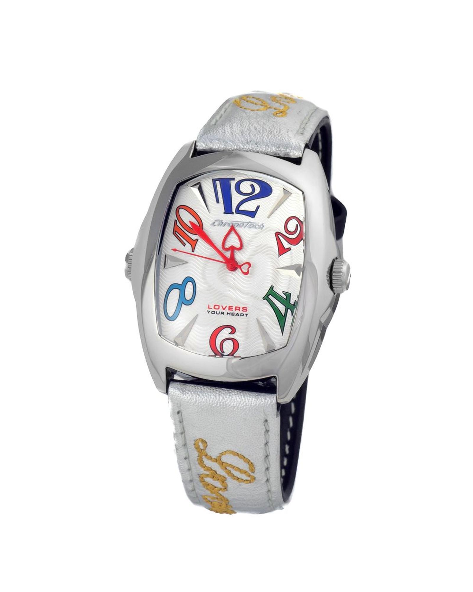 V539-CHCT7696L12AC-202506161745-00 Chronotech Unisex's Black Leather Watch - One Size - Image 1