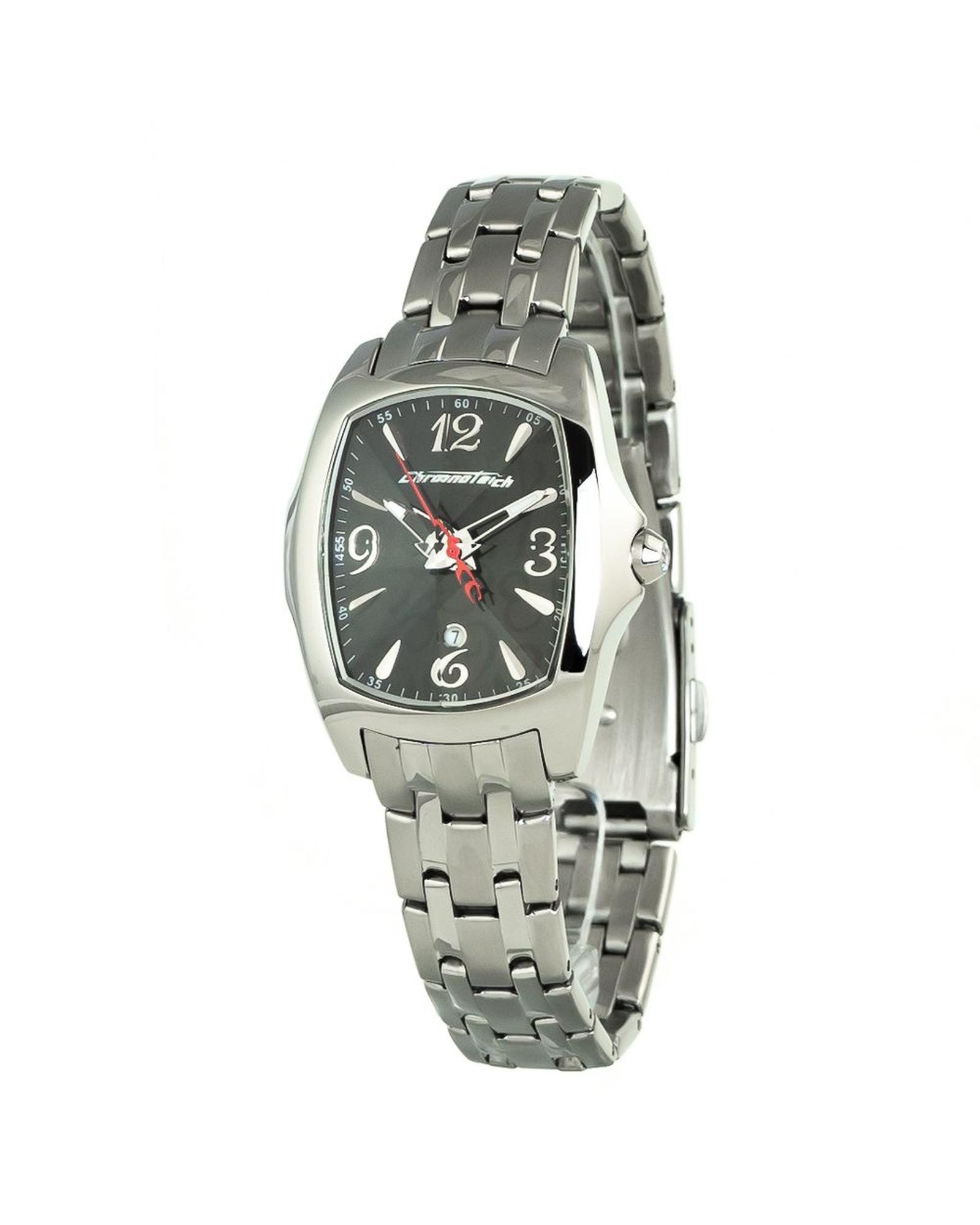 V539-CHCT7896S12MGSAC-202506161825-00 Chronotech Women's Silver Steel Watch - One Size - Image 1
