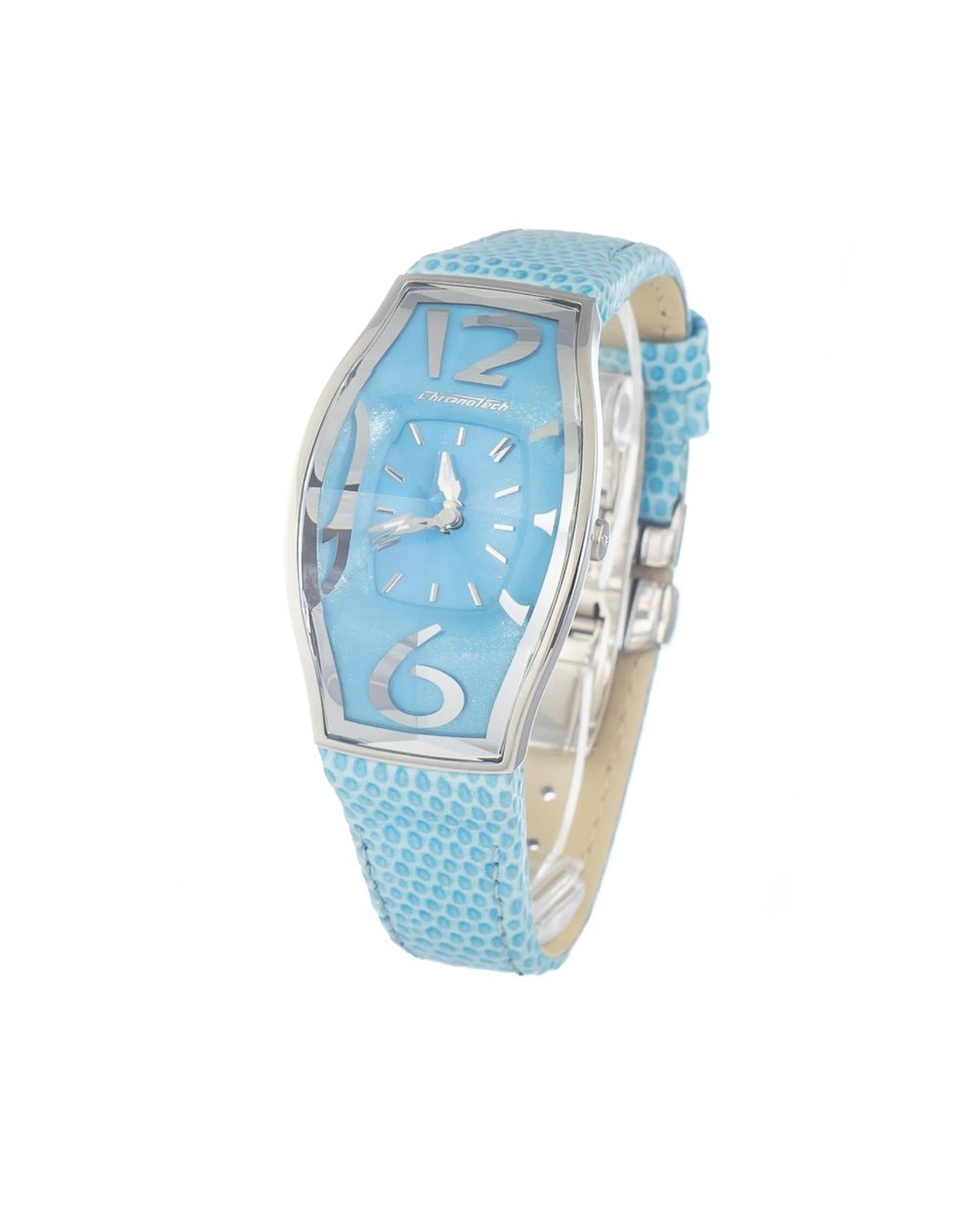 V539-CHCT7932AL81AC-202506161831-00 Chronotech Women's Blue Leather Watch - One Size - Image 1