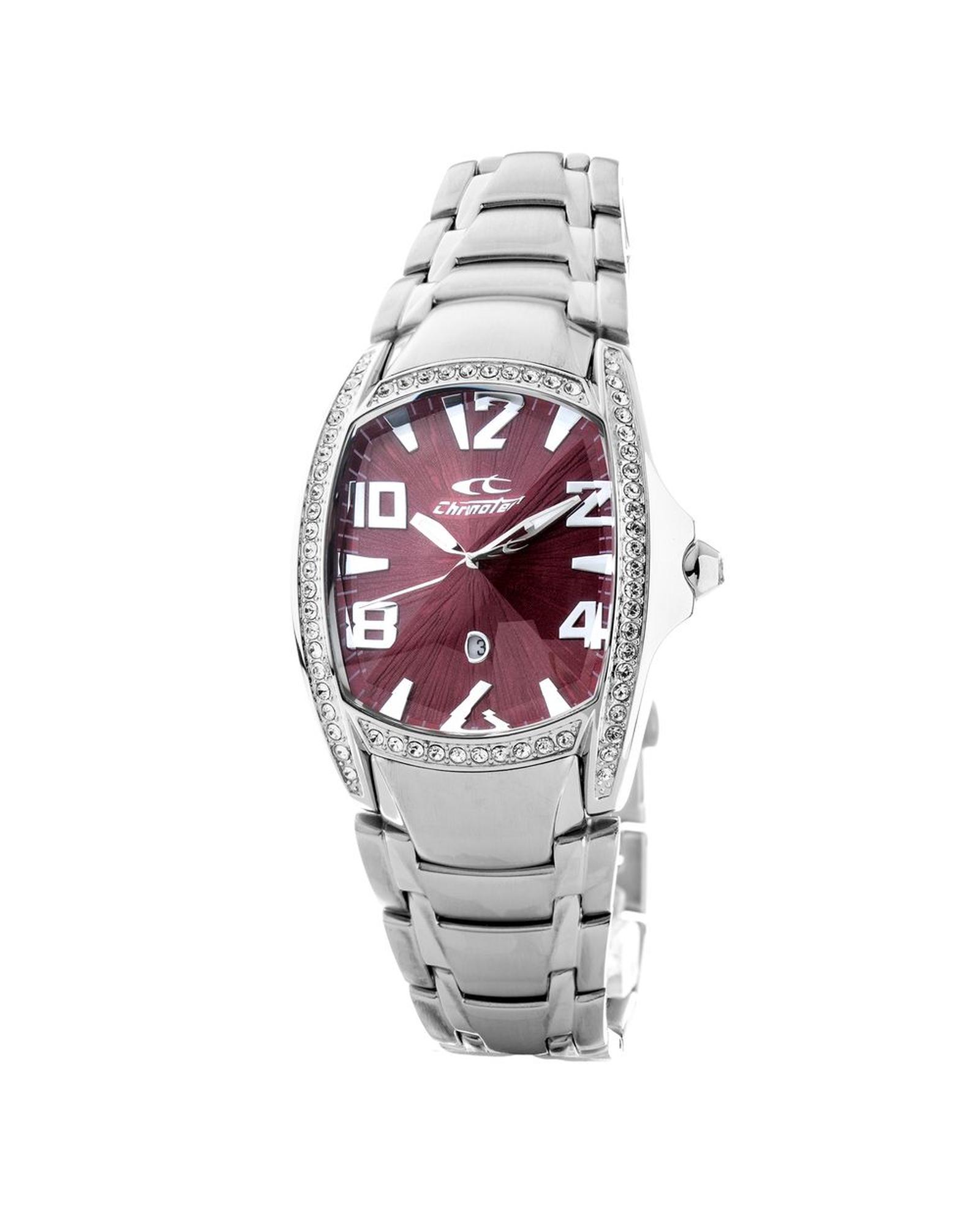 V539-CHCT7988LS64MAC-202506161842-00 Chronotech Women's Silver Steel Watch - One Size - Image 1