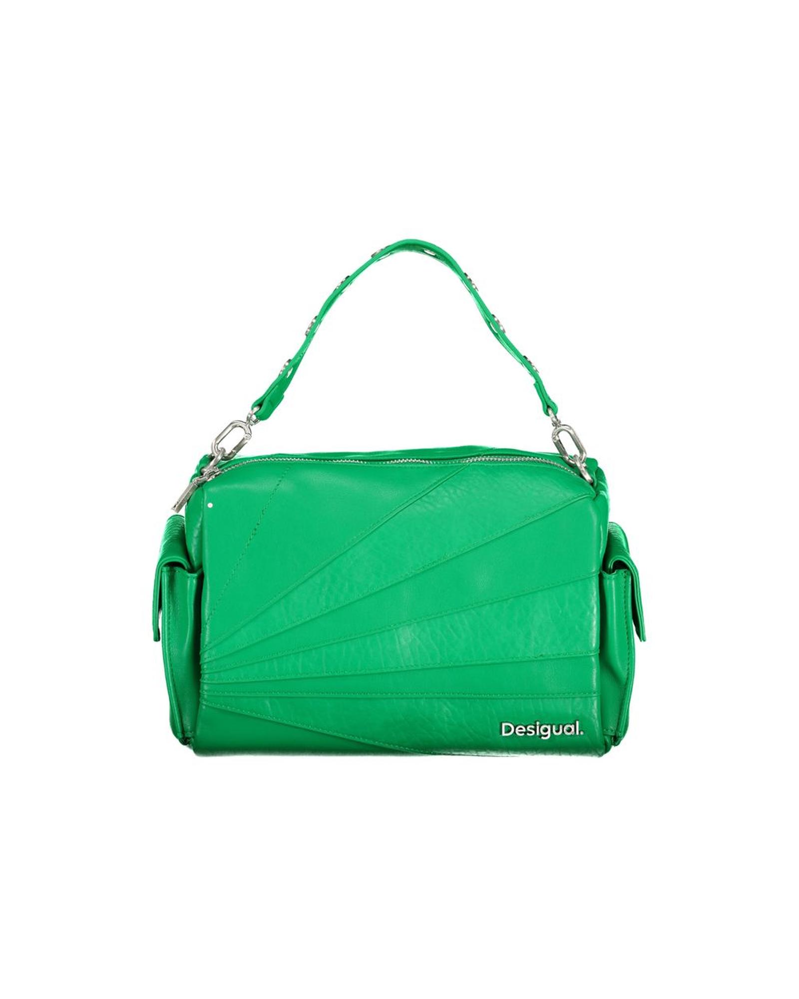 V539-DE-28044-202506162126-00 Desigual Women's Green Polyethylene Handbag - One Size - Image 1