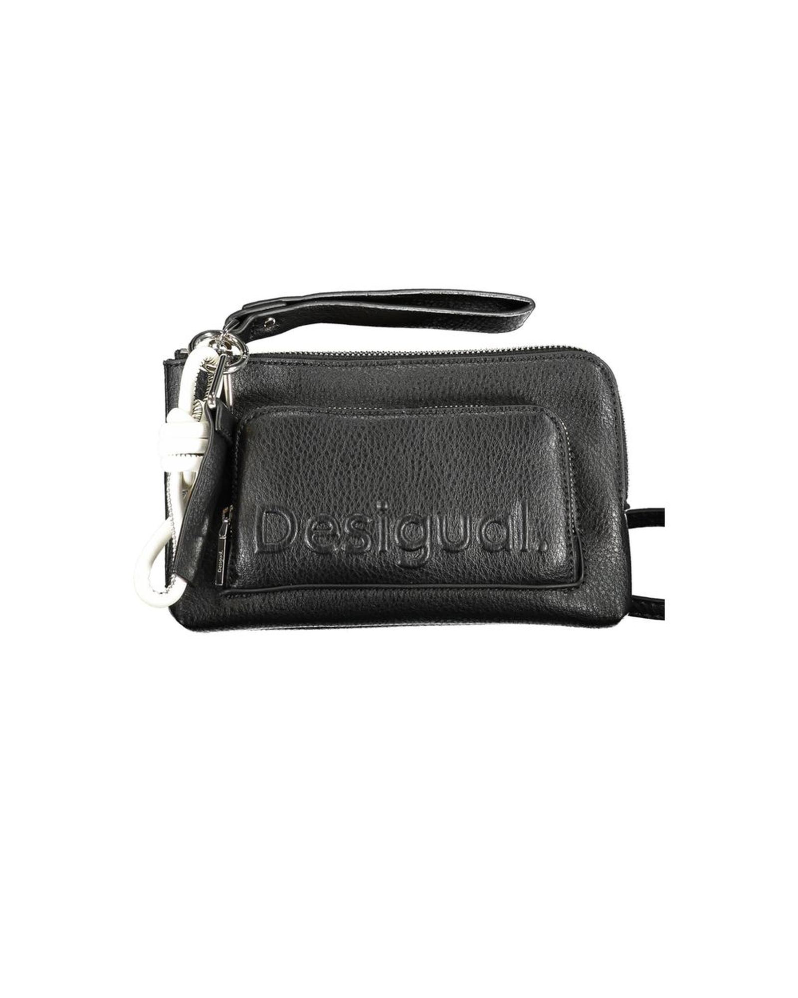 V539-DE-28931-202506162130-00 Desigual Women's Black Polyethylene Handbag - One Size - Image 1