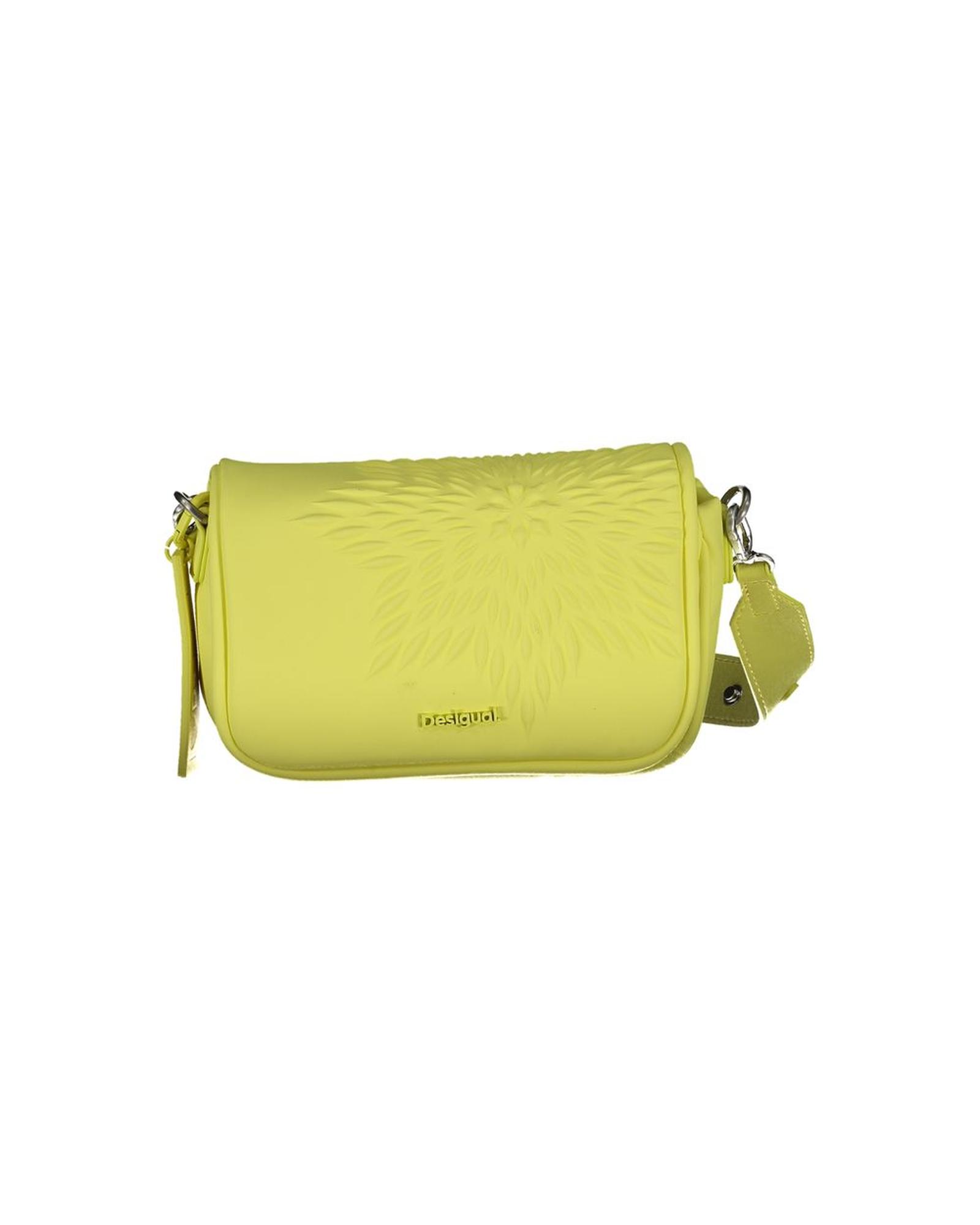 V539-DE-28977-202506162140-00 Desigual Women's Yellow Polyethylene Handbag - One Size - Image 1