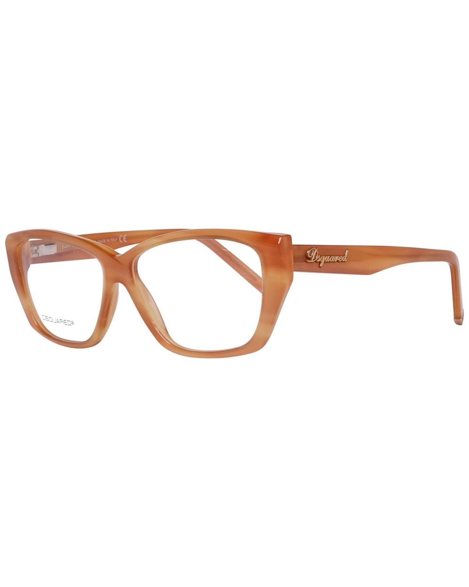V539-DSDQ506303954AC-202506162022-00 Dsquared² Women's Brown Plastic Frames - One Size - Image 1