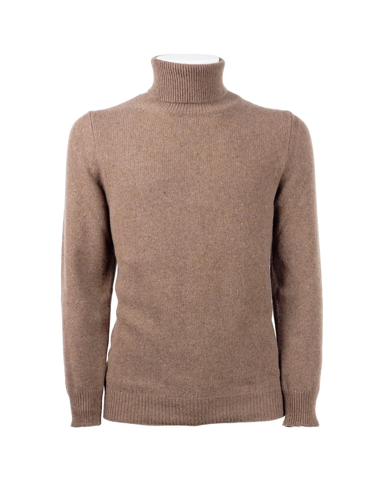 V539-EM-11302-L-202506162045-00 Emilio Romanelli Men's Brown Cashmere Sweater - L - Image 1