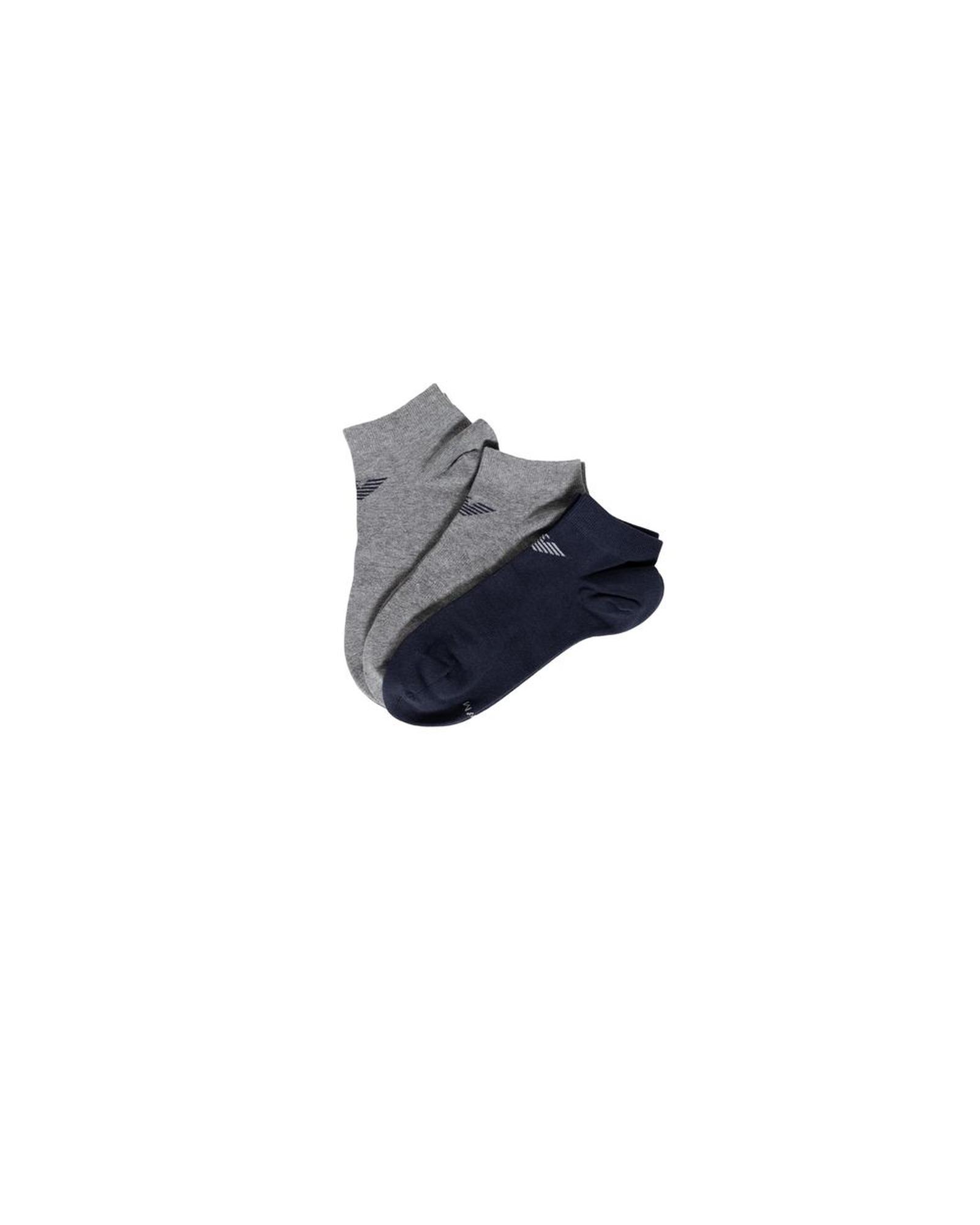 V539-EM-13477800010-S-M-202506162047-00 Emporio Armani Underwear Men's Blue Cotton Sock - M - Image 1