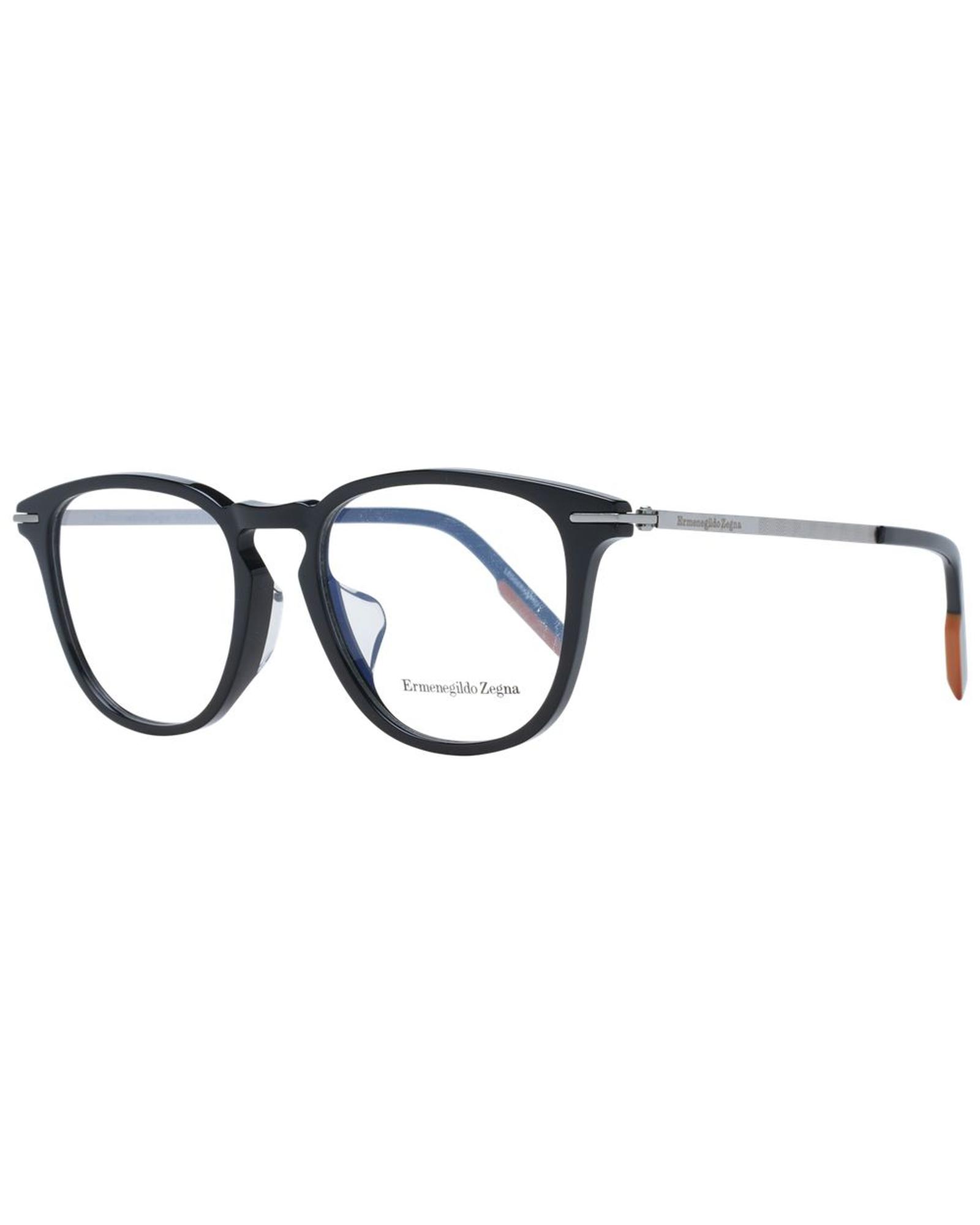 V539-ER-1053511-202506162017-00 Ermenegildo Zegna Men's Black Optical Frames - One Size - Image 1