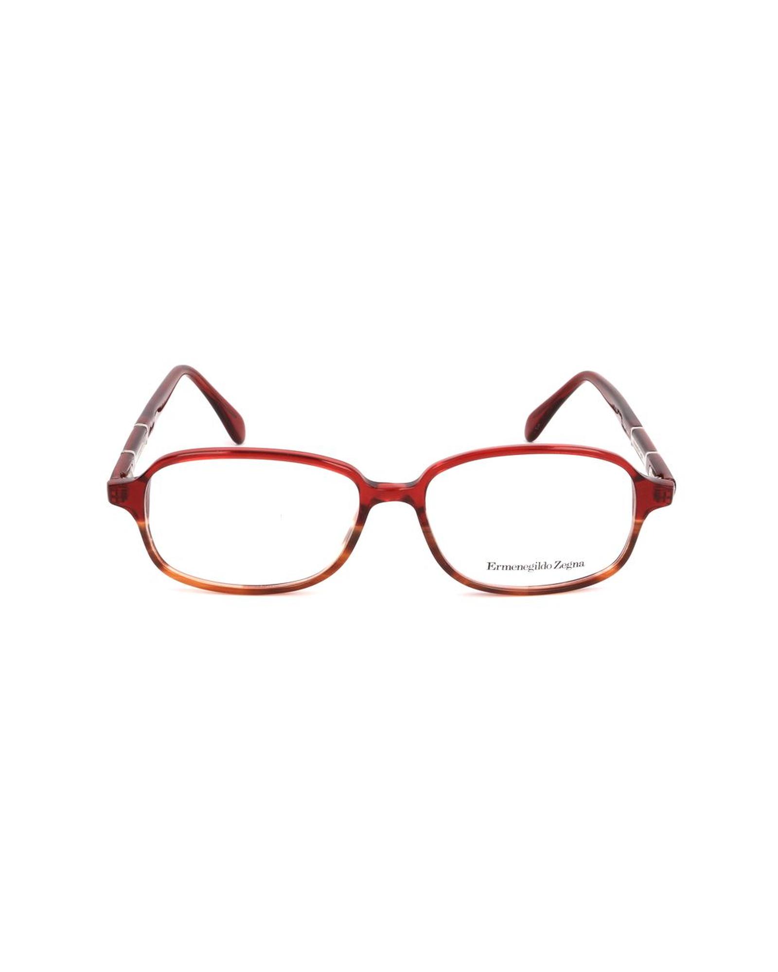 V539-EZVZ350106DRAC-202506162327-00 Ermenegildo Zegna Unisex's Red Plastic Frames - One Size - Image 1