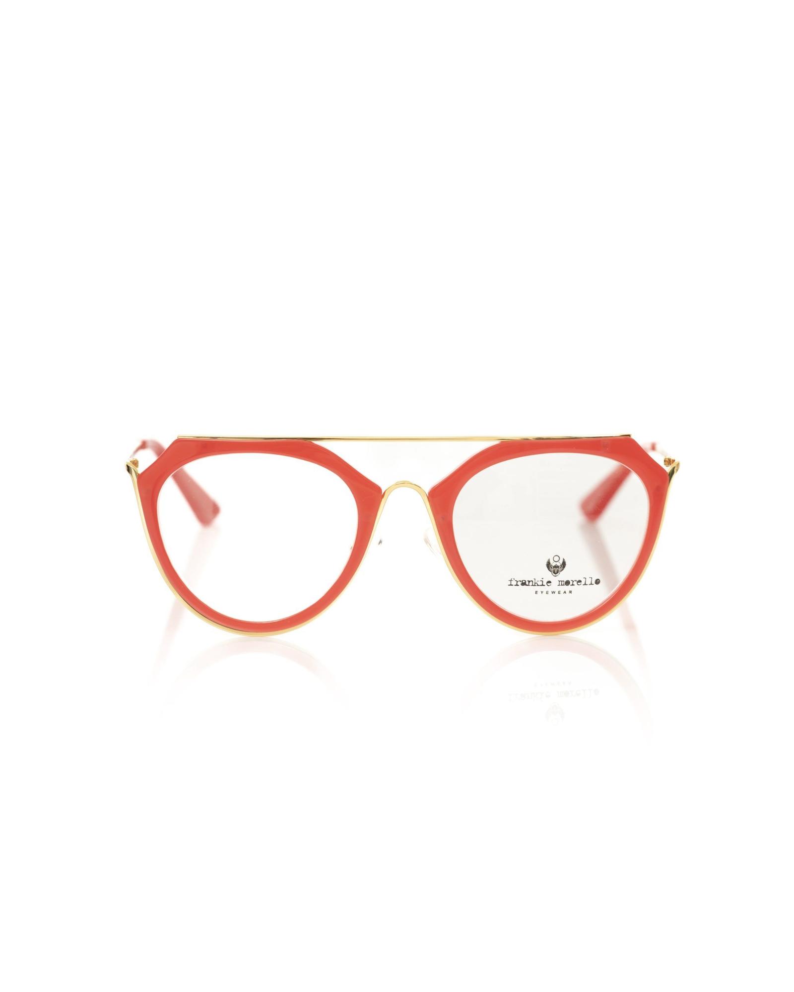 V539-FR-22101-202506162326-00 Frankie Morello Women's Aviator Coral Profile Chic Eyeglasses - One Size - Image 1