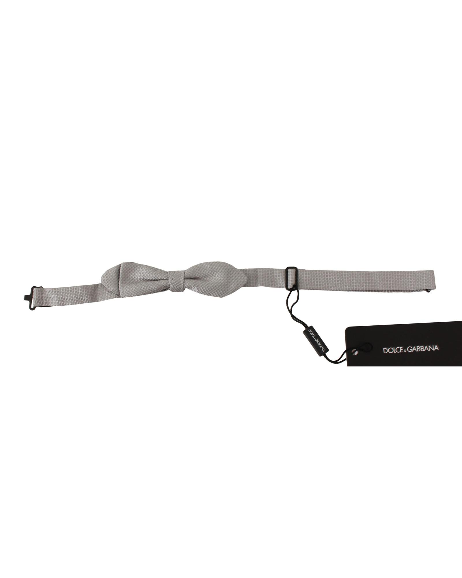 V539-FT1022-202509010725-00 Dolce & Gabbana Exclusive Silk Bow Tie One Size Men - Image 1