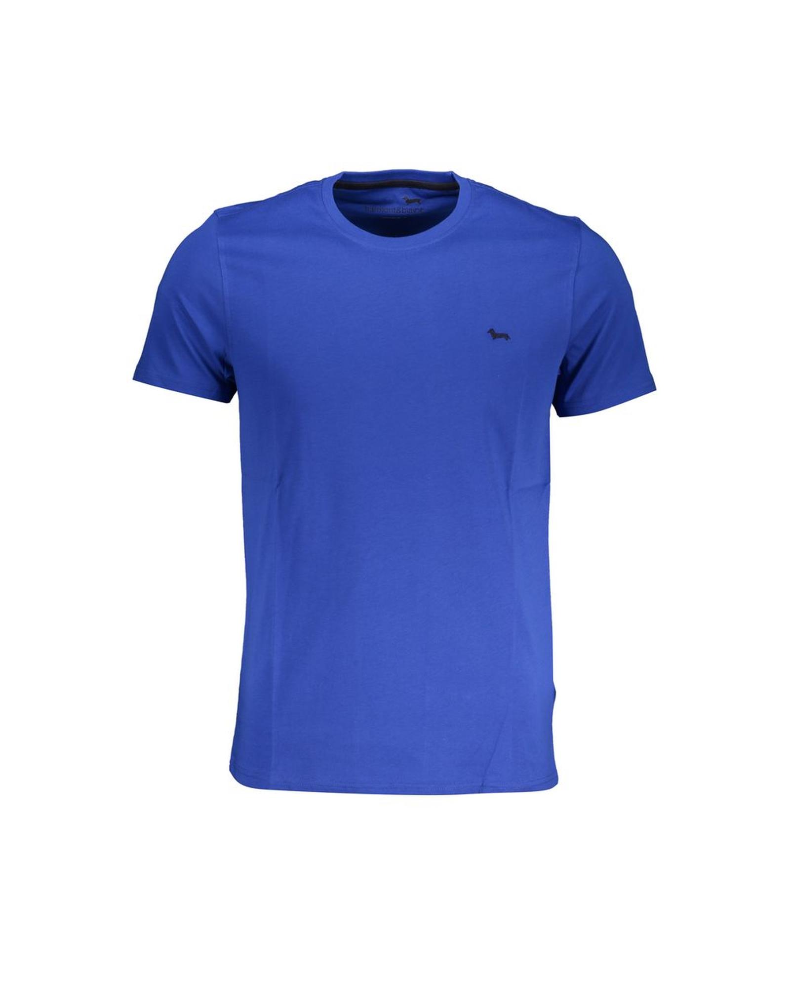 V539-HA-28072-XL-202506170321-00 Harmont & Blaine Men's Blue Cotton T-Shirt - XL - Image 1