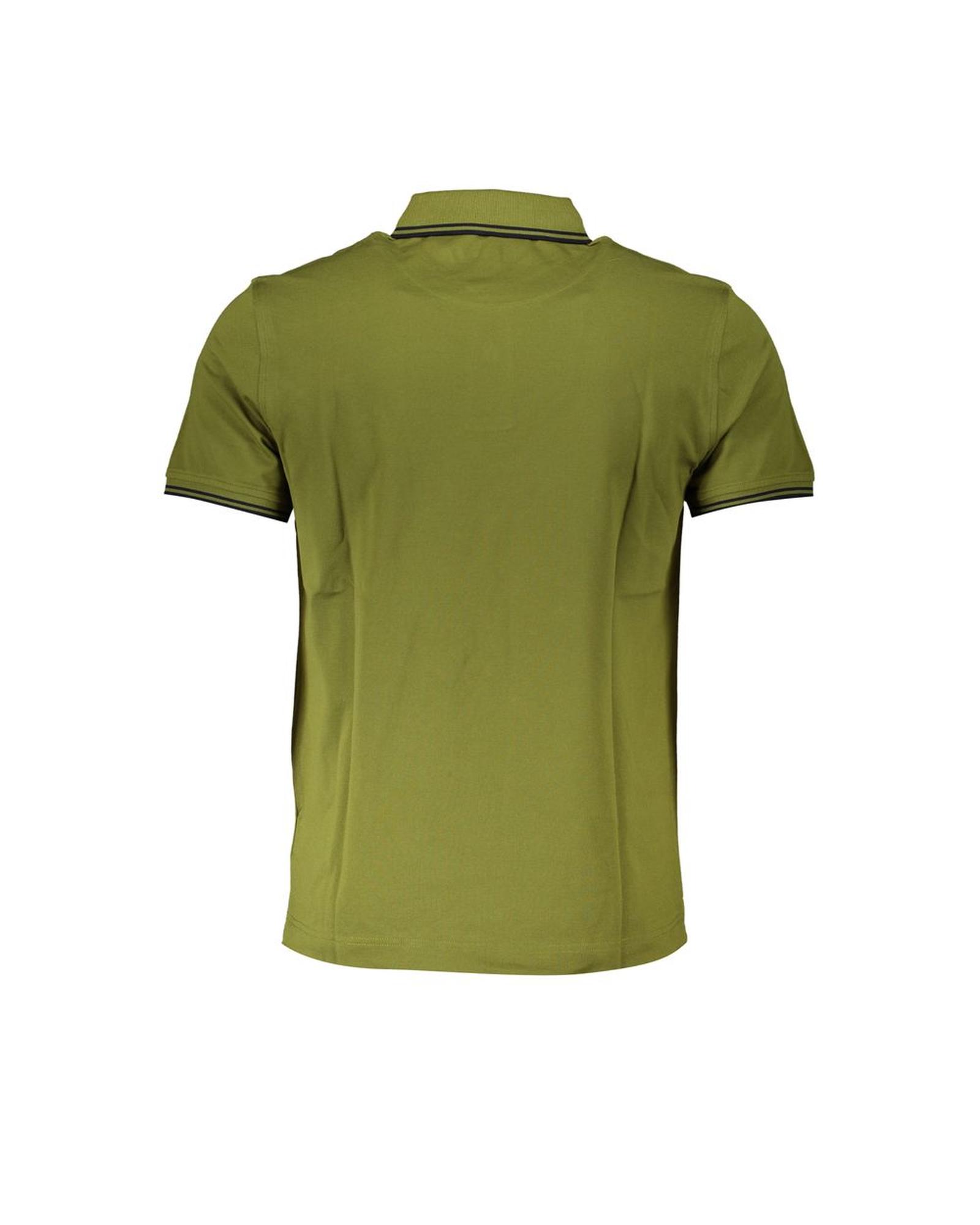 V539-HA-28221-L-202506191932-00 Harmont & Blaine Men's Green Cotton Polo Shirt - L - Image 1