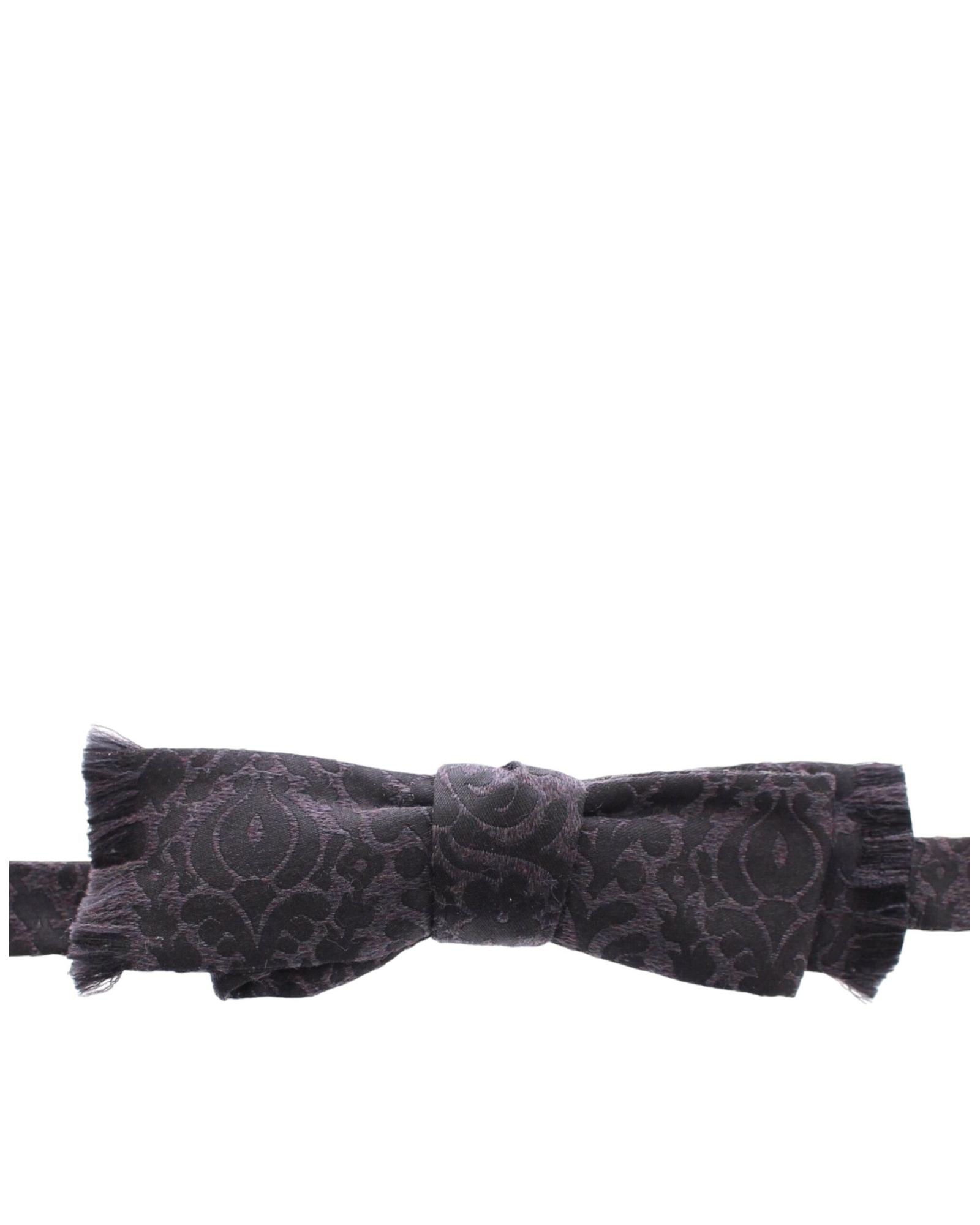 V539-MOM24124-202509010815-00 Exclusive Dolce & Gabbana Bow Tie with Paisley Pattern One Size Men - Image 1
