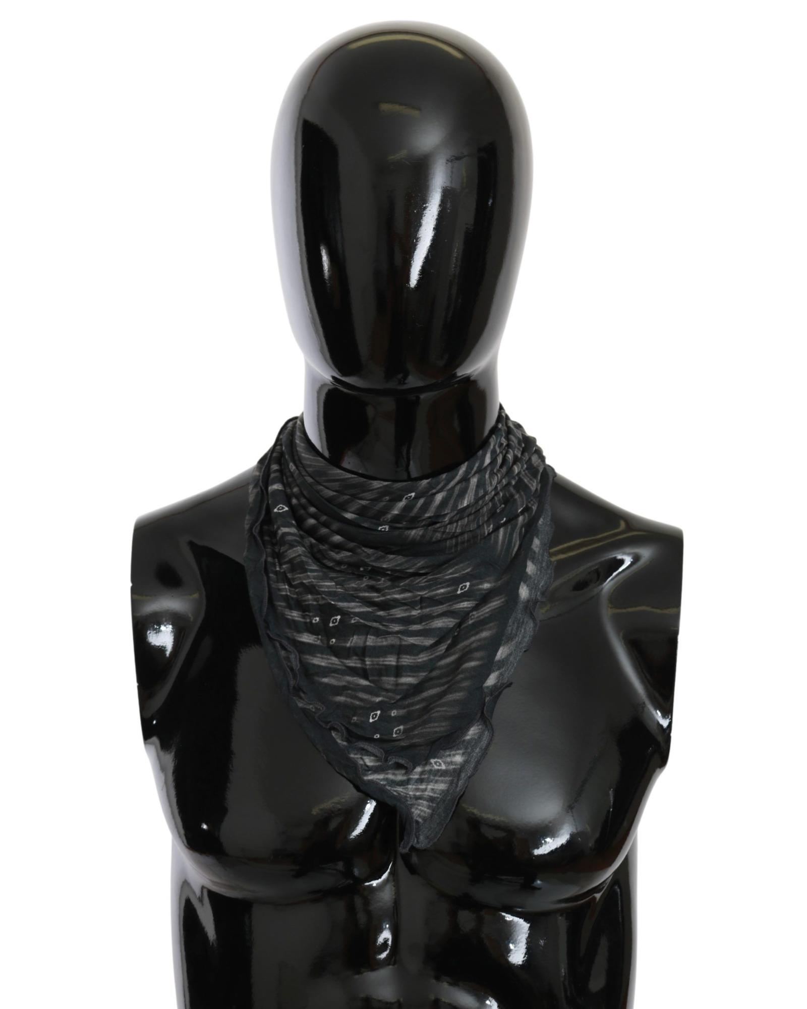 V539-MS1639-202509010615-00 CoSTUME NATIONAL CNC Striped Viscose Scarf One Size Women - Image 1