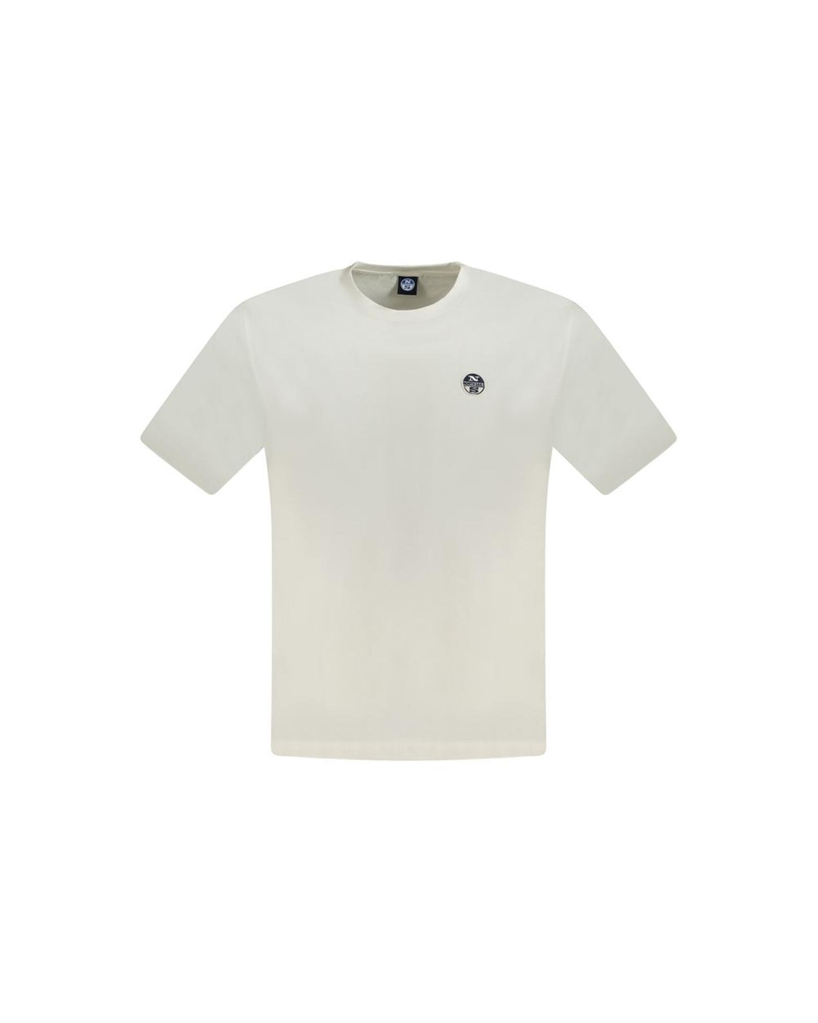 V539-NO-33747-M-202506171832-00 North Sails Men's White Cotton T-Shirt - M - Image 1