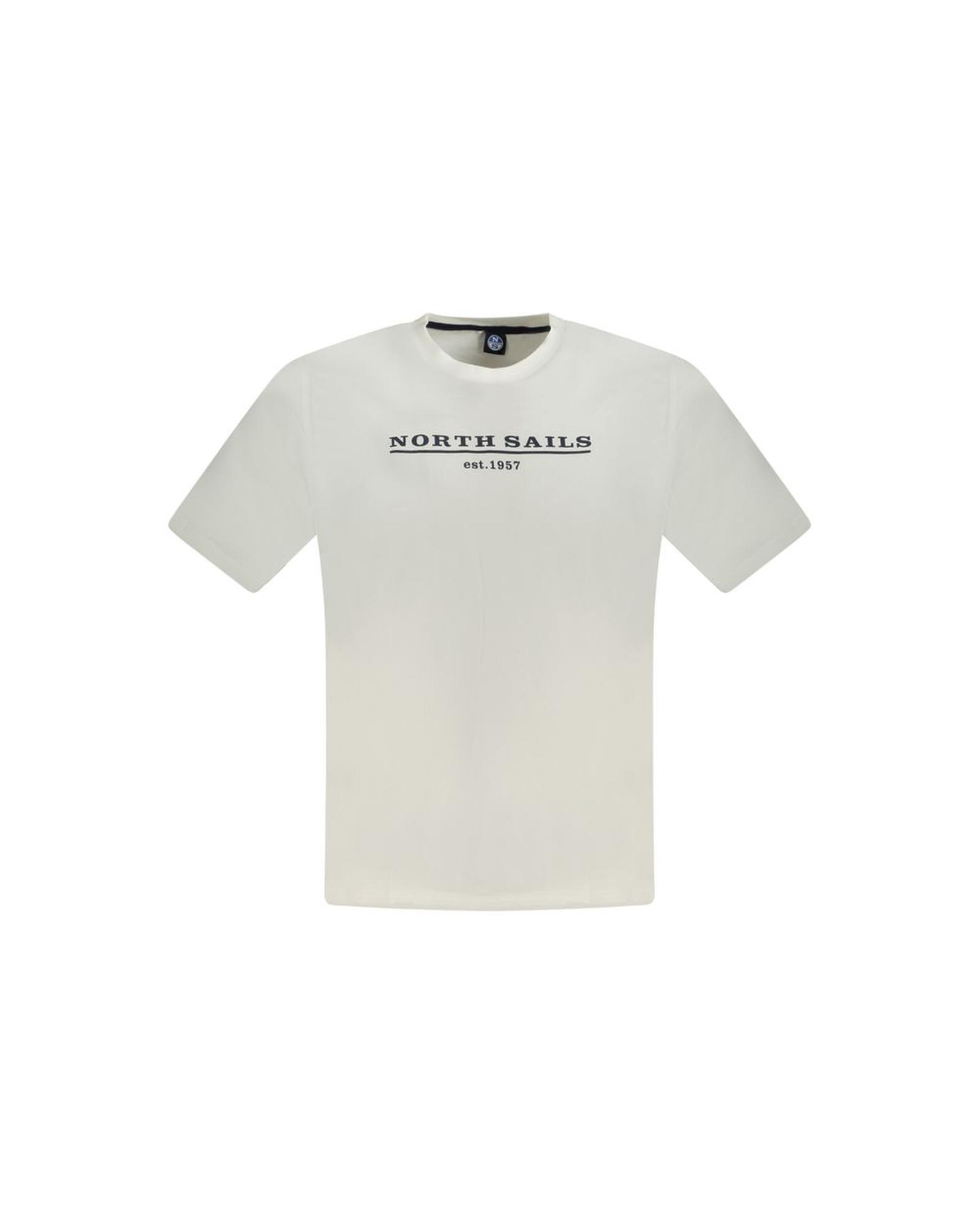 V539-NO-33748-XL-202506171840-00 North Sails Men's White Cotton T-Shirt - XL - Image 1