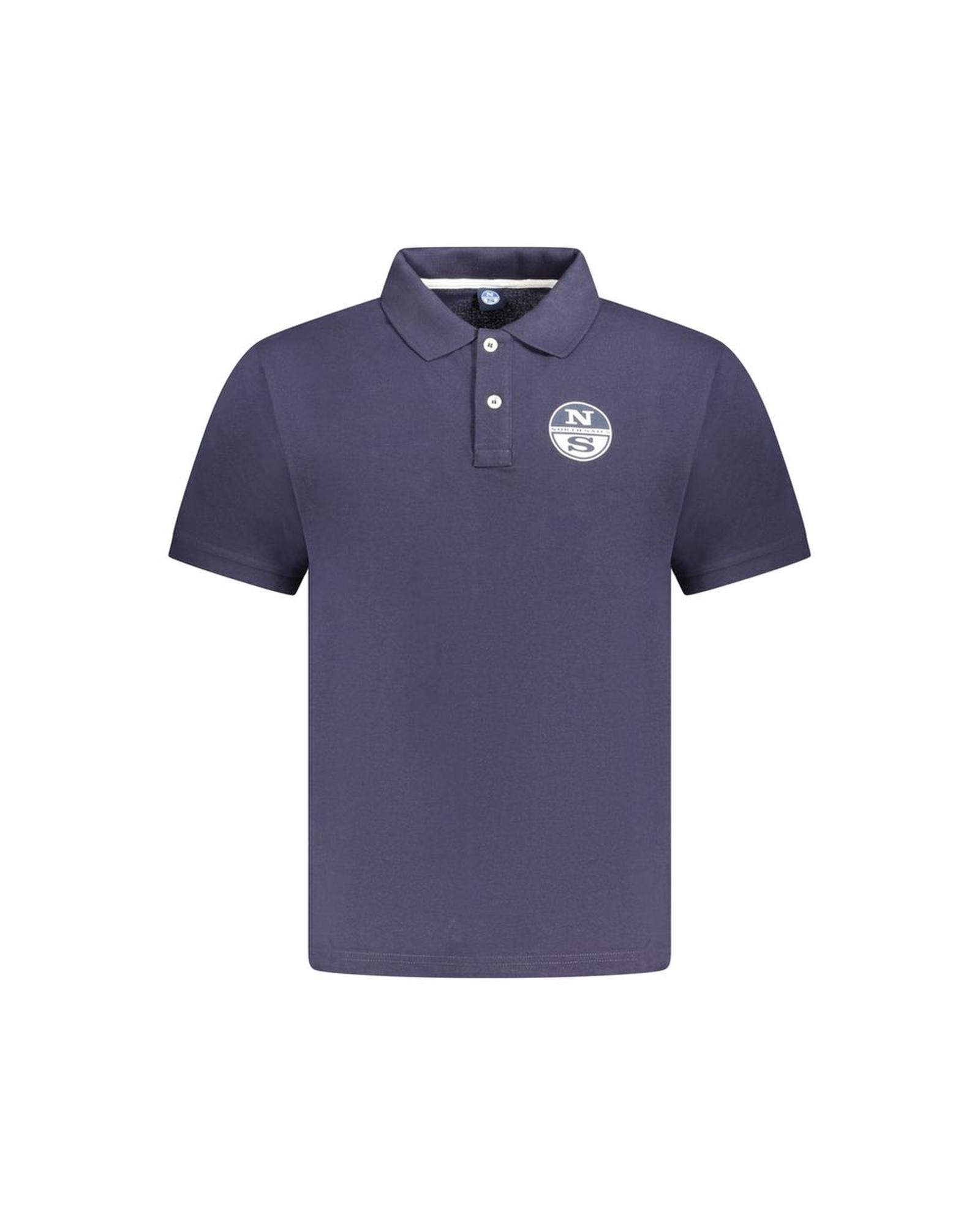 V539-NO-33980-XXL-202506172035-00 North Sails Men's Blue Cotton Polo Shirt - 2XL - Image 1