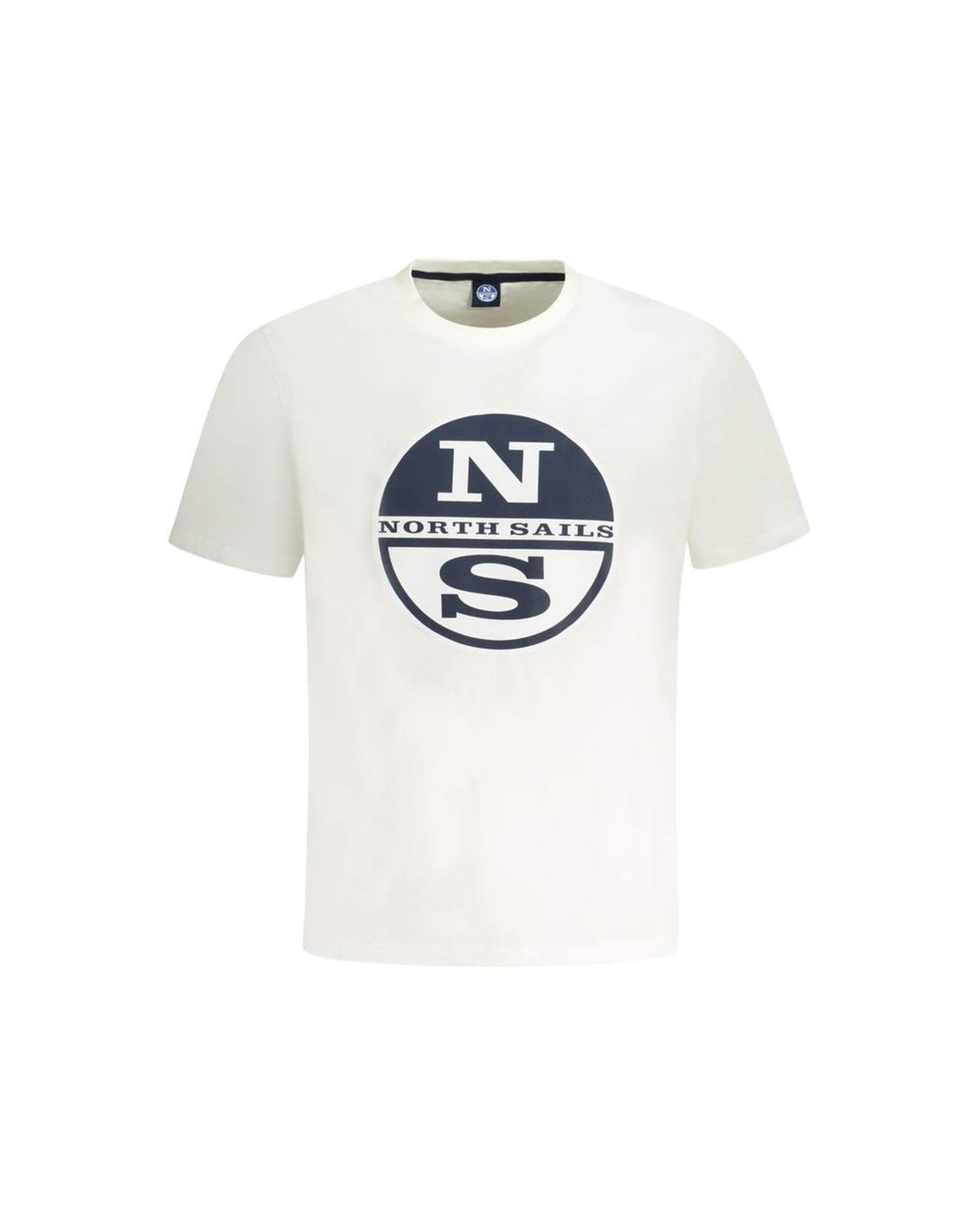 V539-NO-33993-XL-202506172126-00 North Sails Men's White Cotton T-Shirt - XL - Image 1