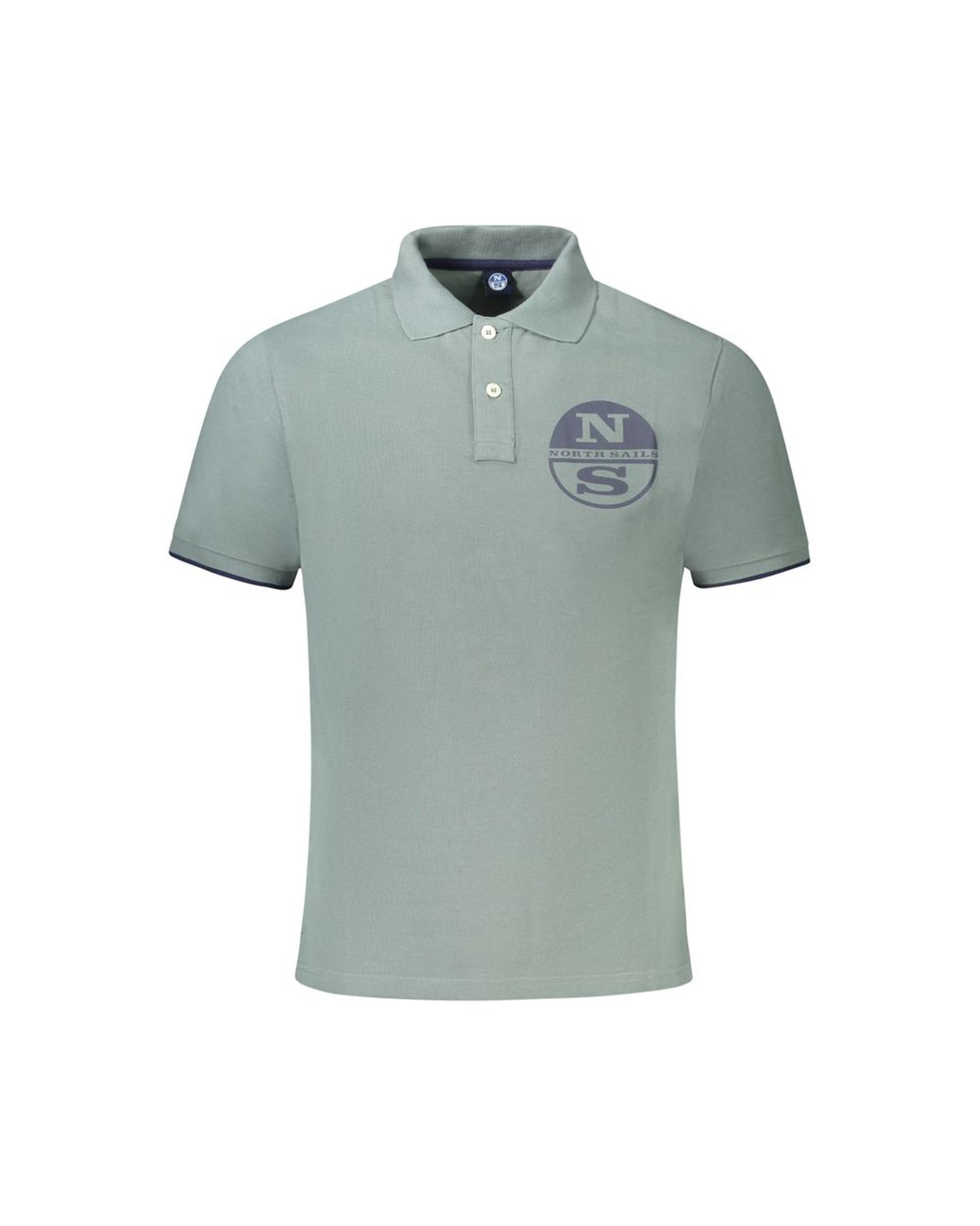 V539-NO-34303-XL-202506172216-00 North Sails Men's Green Cotton Polo Shirt - XL - Image 1