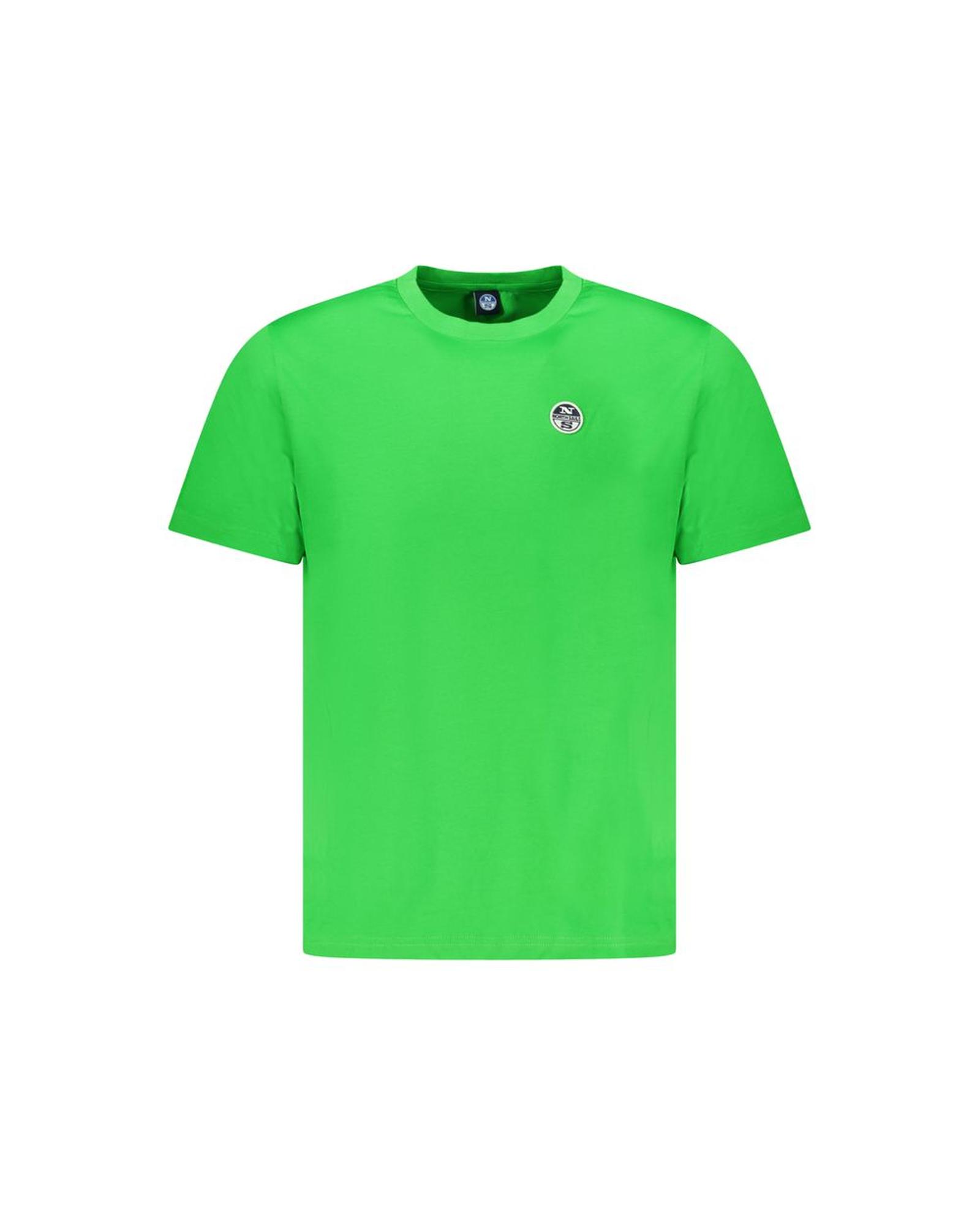 V539-NO-34351-S-202506172231-00 North Sails Men's Green Cotton T-Shirt - S - Image 1