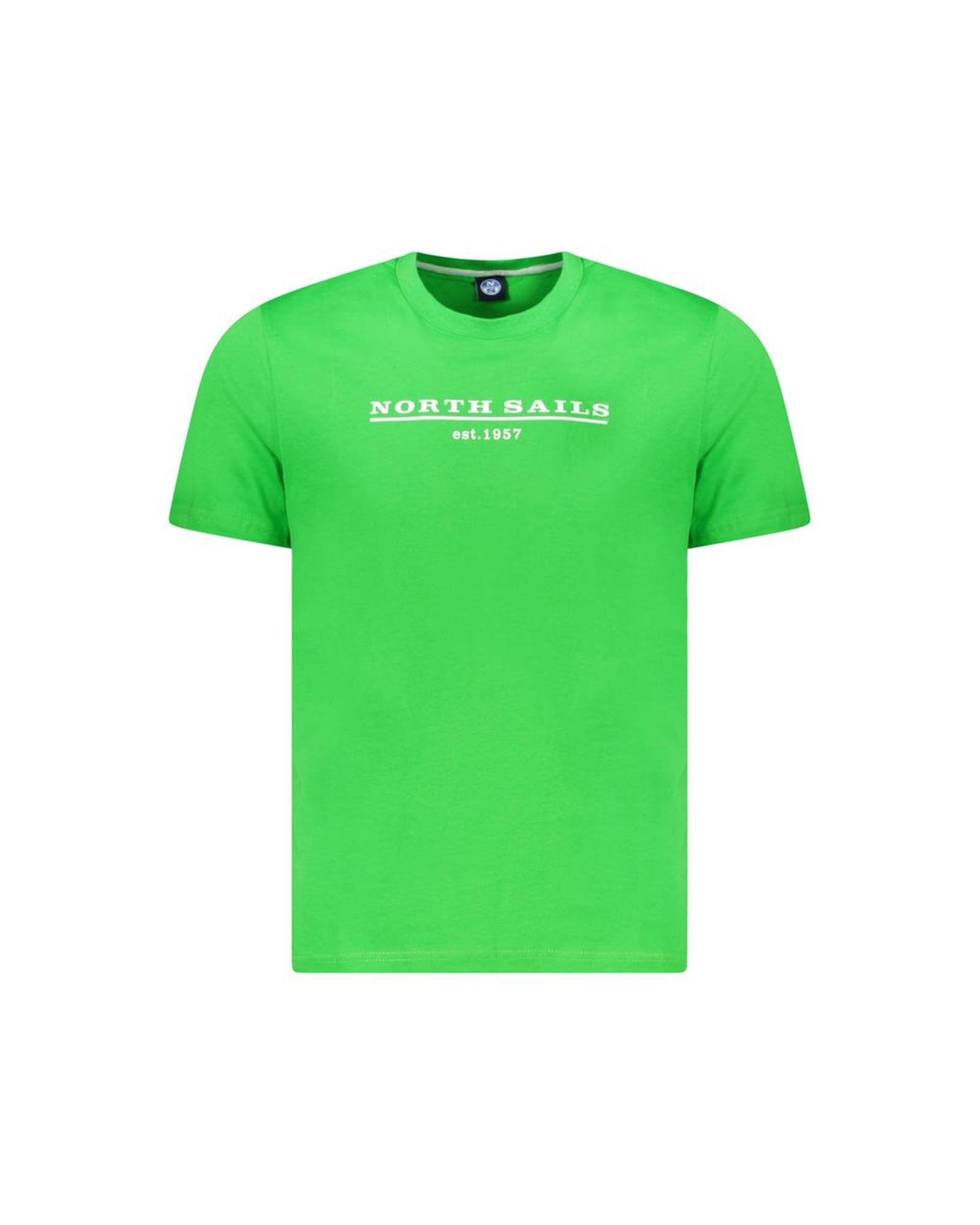 V539-NO-34375-3XL-202506172047-00 North Sails Men's Green Cotton T-Shirt - 3XL - Image 1